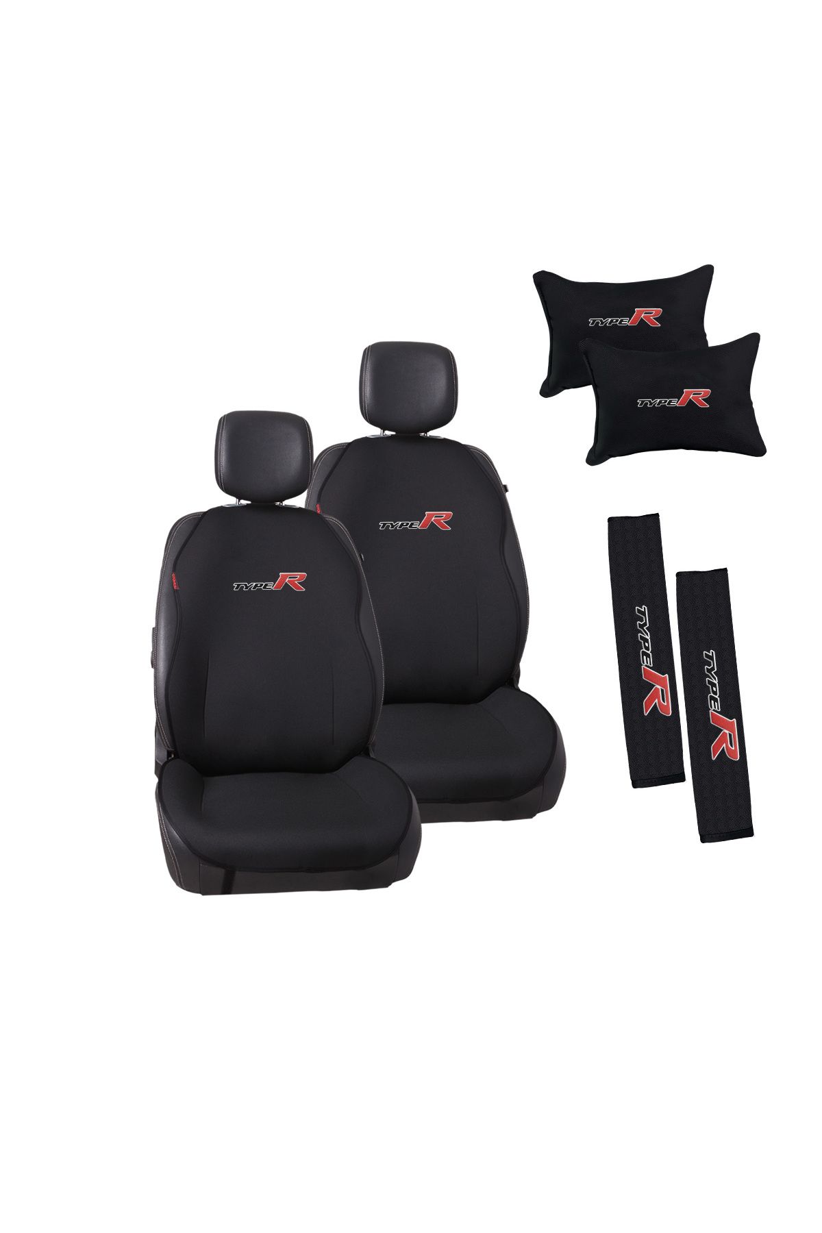 otomind Typer Nakışlı Jakar Dokuma Oto Minder ve Konfor Seti