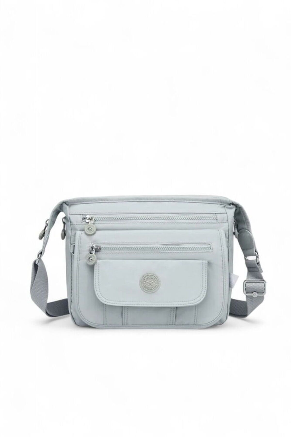 SMART BAGS Krinkıl Açık Gri Kadın Çapraz Askılı Çanta SMB 3005