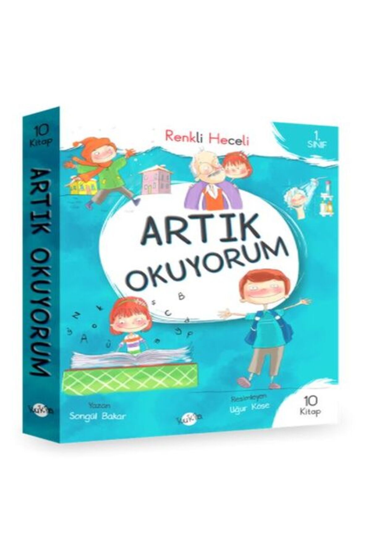 Kukla Yayınları 1Sınıf Artık Okuyorum Renkli Heceli 10