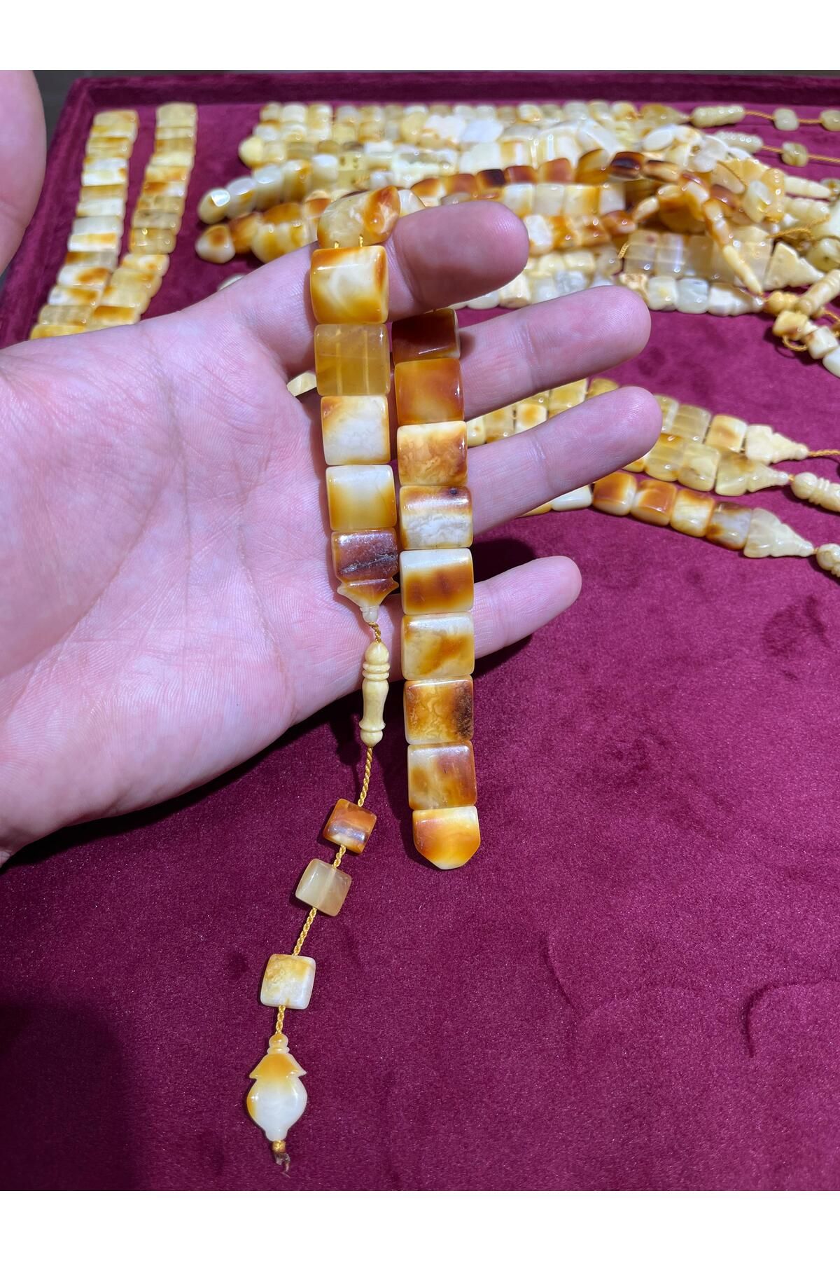 TTS TÜRK TESBİH SANATI 25Gr Damla Kehribarı Zaza Tesbih