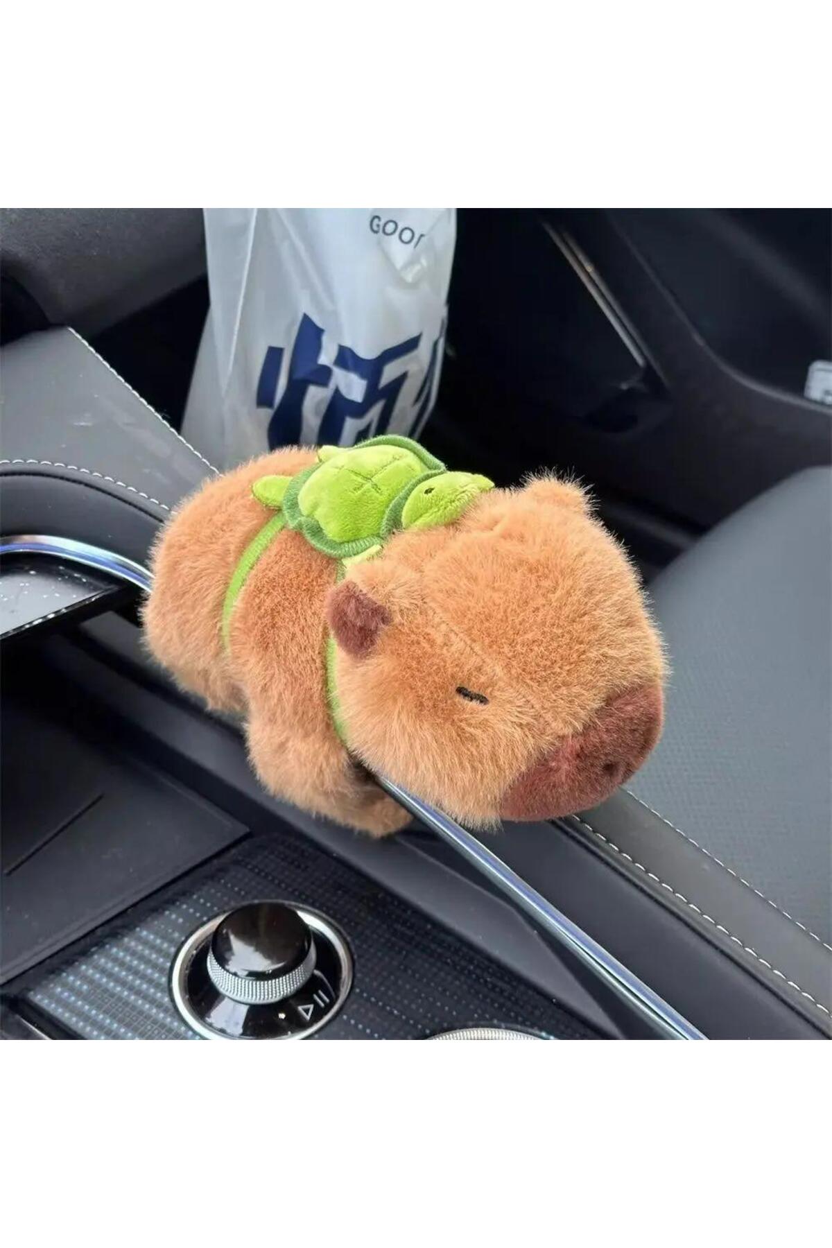 Schulzz Sevimli Oturan Kapibara Capybara Bileklik Dekoratif Araba Aksesuarı Peluş Oyuncak 17 CM fotoğrafı 6 (önizleme)