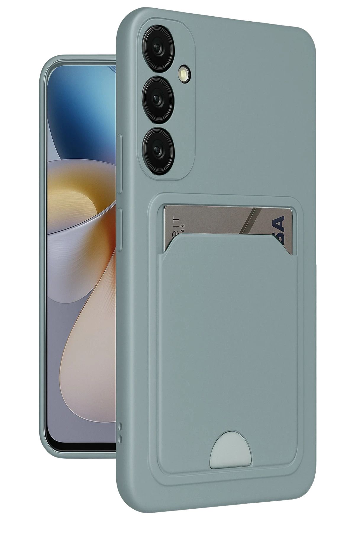 NANOSPACE Samsung Galaxy A26 İle Uyumlu Kılıf Kelvin Kartvizitli Silikon