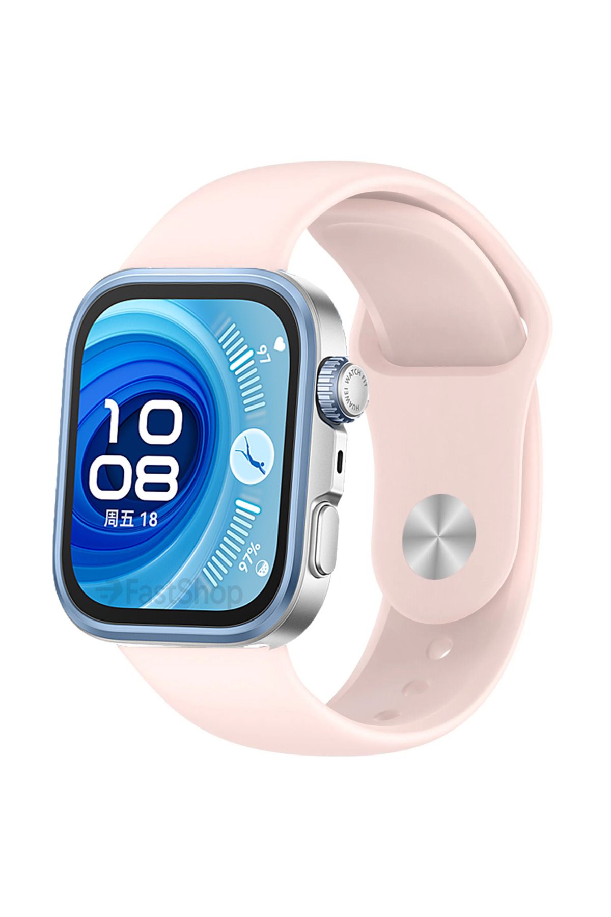 MMPSHOP Huawei Watch Fit 4 / Fit 4 Pro Uyumlu Lquid Silikon Akıllı Saat Kordonu