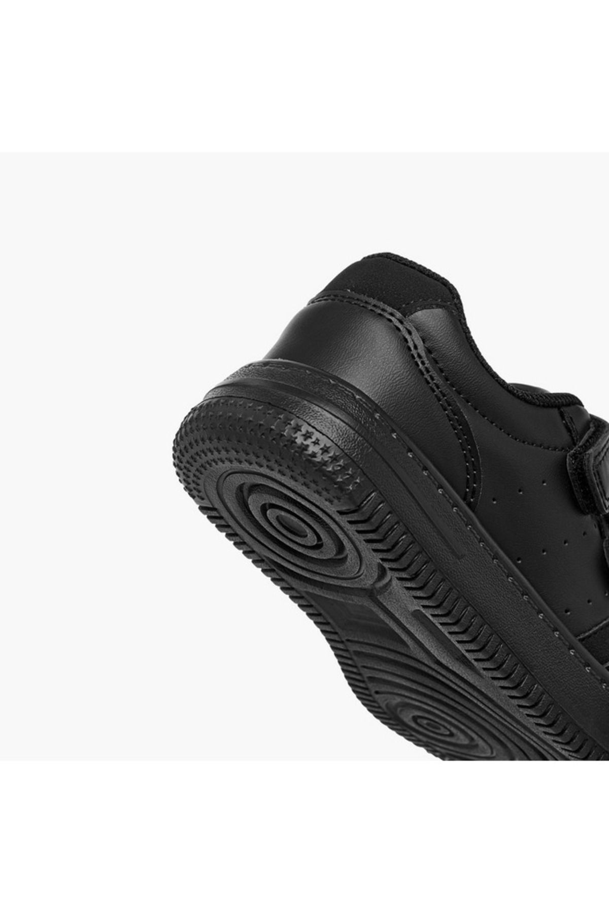 LBL by Shoexpress-LBL by Shoexpress Perforated School Shoes with Hook and Loop Closure 5