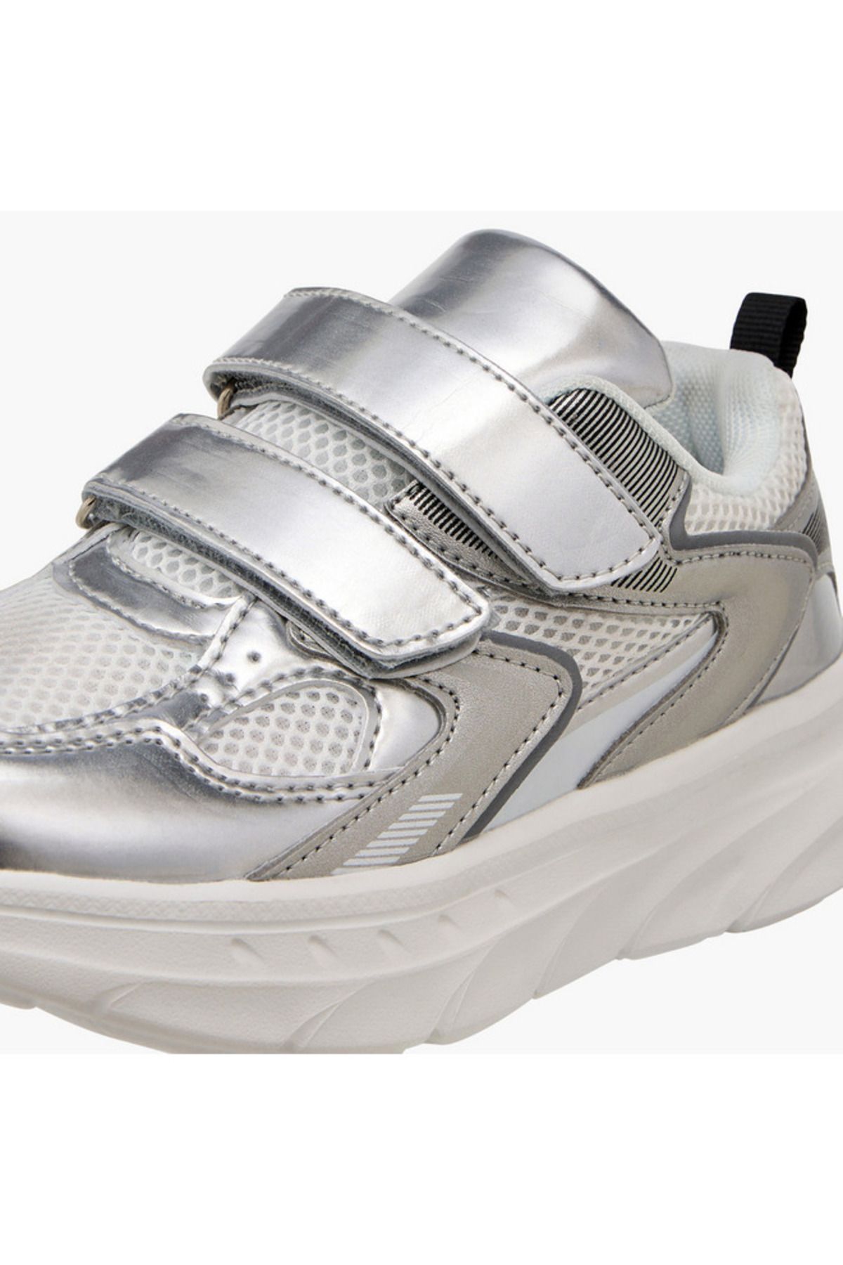 Flora Bella by Shoexpress-Flora Bella Panelled Sneakers with Hook and Loop Closure 4