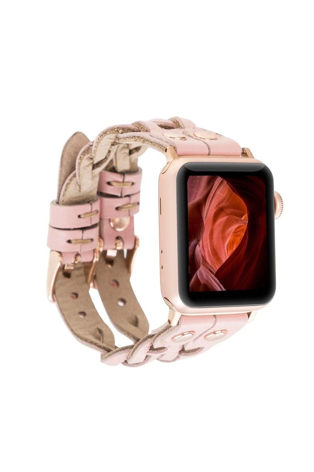 Vemora Apple Watch Uyumlu Deri Kordon York Double Tour NU2