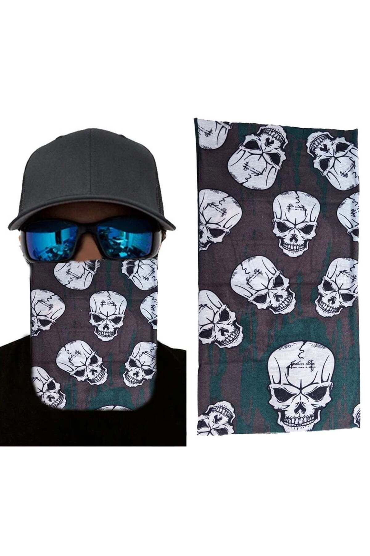 Emperium Motorcu Boyunluk Baf Buff Bandana 25x48 cm Model 4