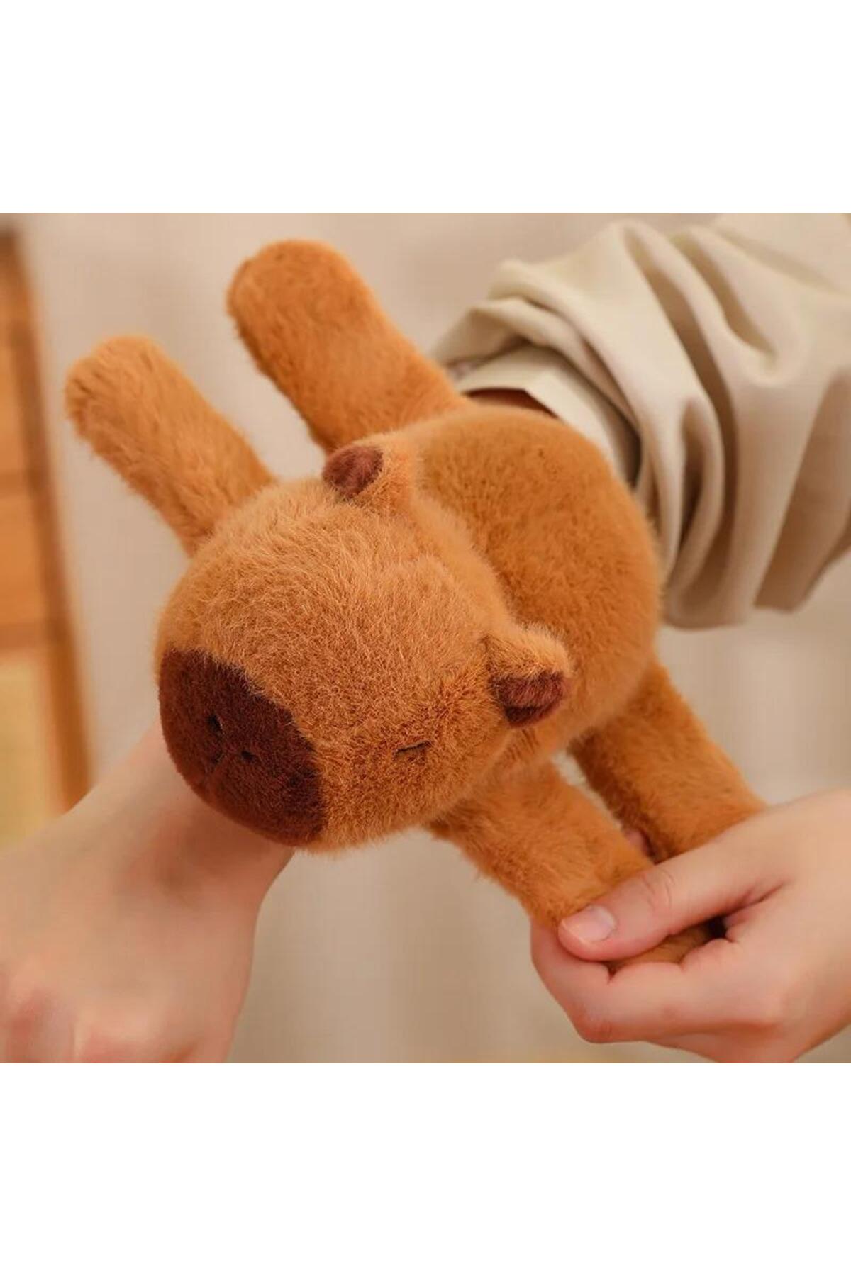 Schulzz Sevimli Oturan Kapibara Capybara Bileklik Dekoratif Araba Aksesuarı Peluş Oyuncak 17 CM fotoğrafı 3 (önizleme)