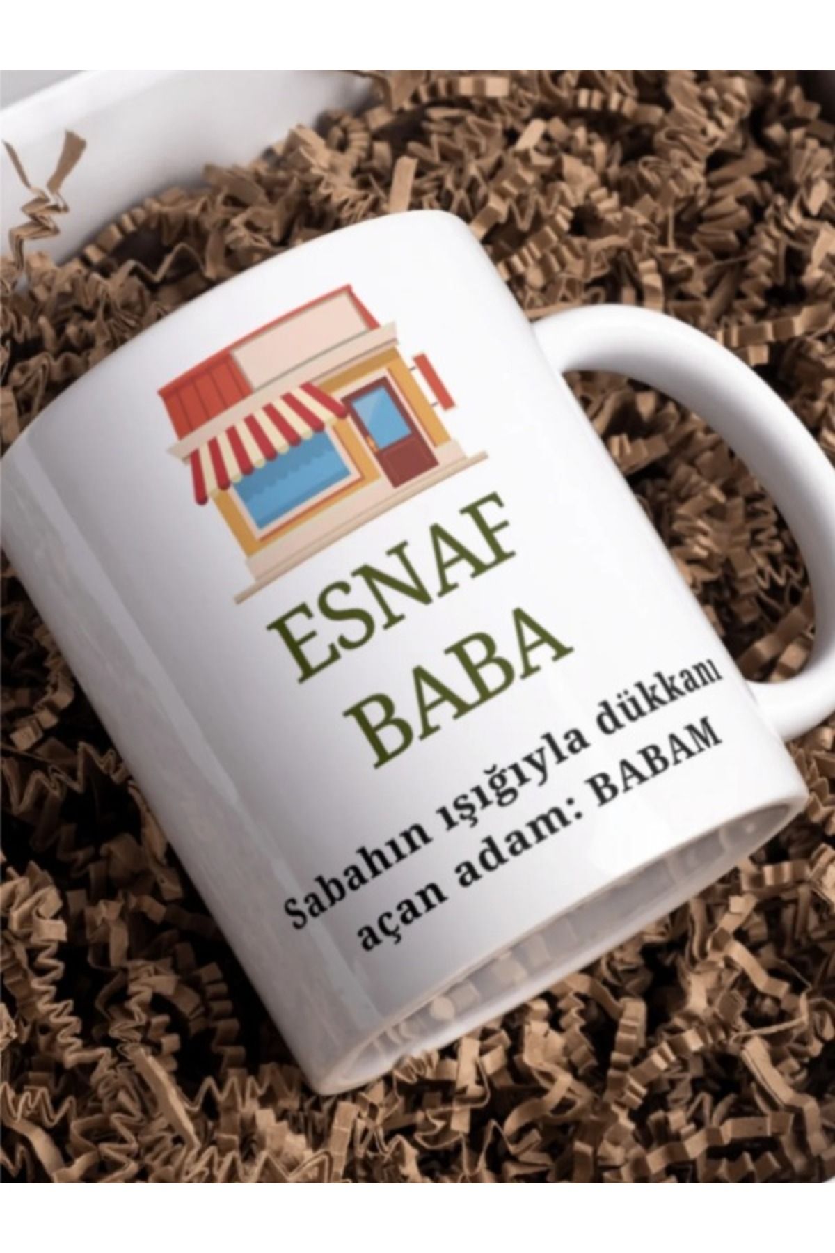 Layer Home Baba Yazılı Kupa Bardak – Babaya Hediye – Özel Tasarım Seramik Kupa