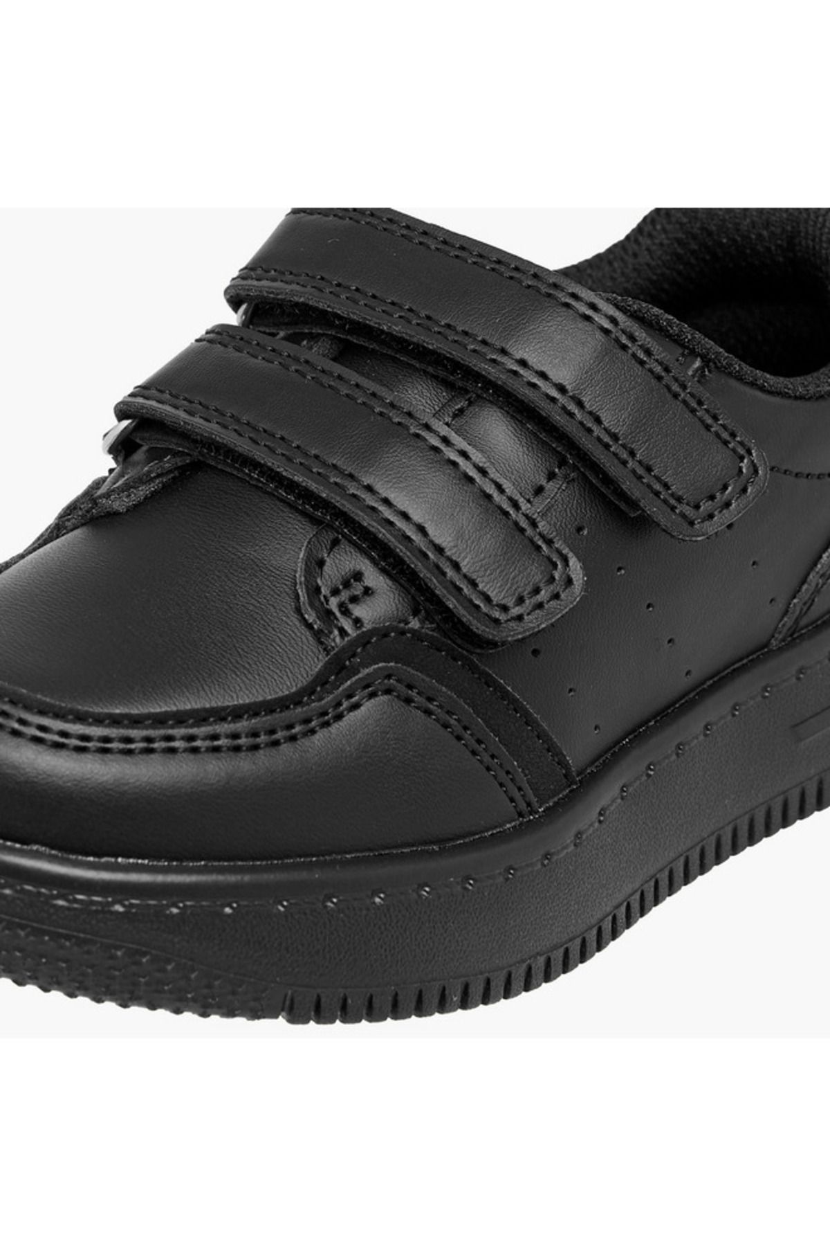 LBL by Shoexpress-LBL by Shoexpress Perforated School Shoes with Hook and Loop Closure 4