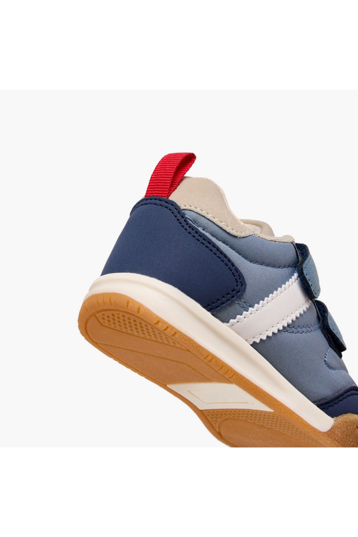 LBL by Shoexpress-Panelled Sneakers with Hook and Loop Closure 5
