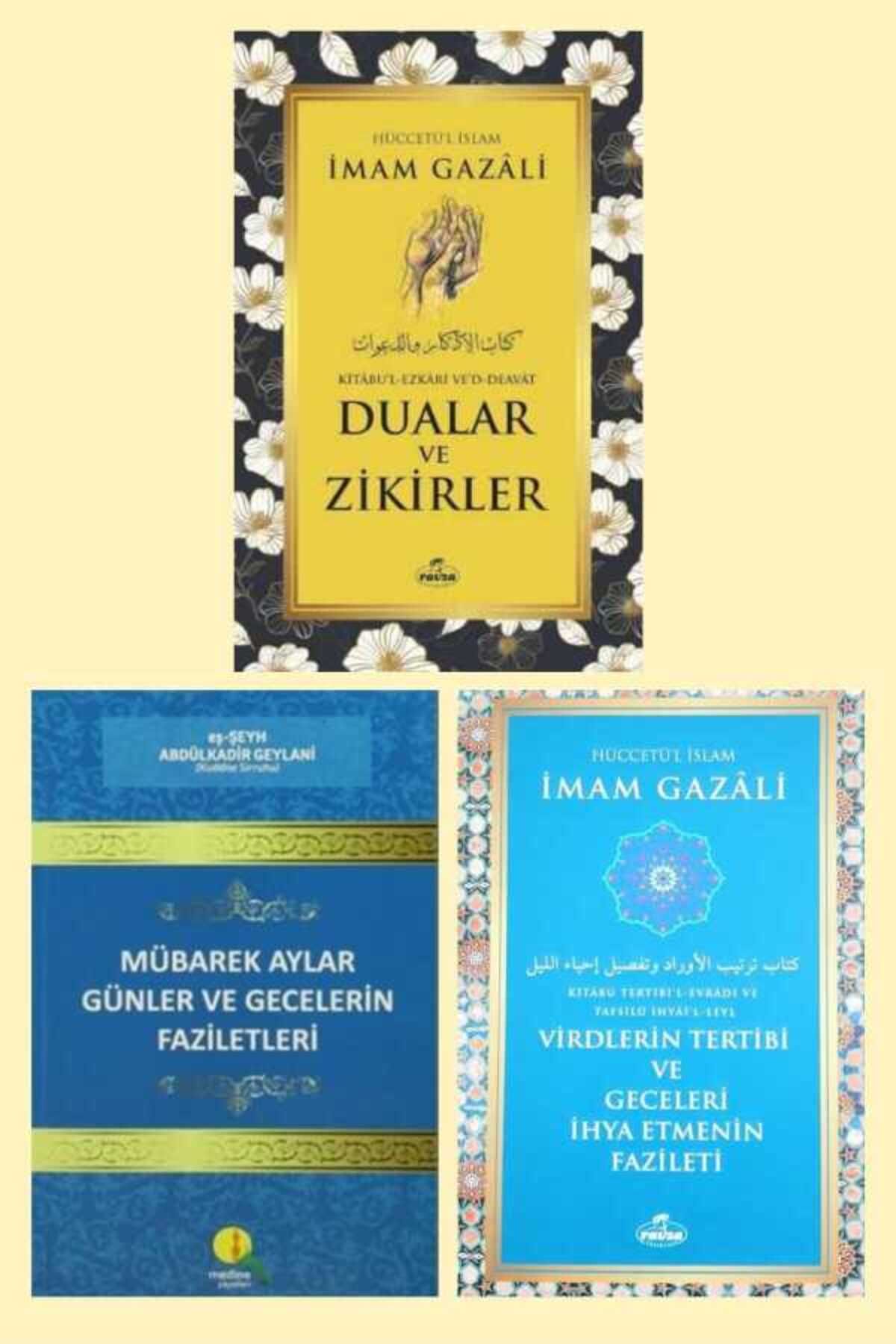 Ravza Yayınları Dualar Zikirler Mübarek Aylar ve Günler Gecelerin Ihyasi 3’lü Set