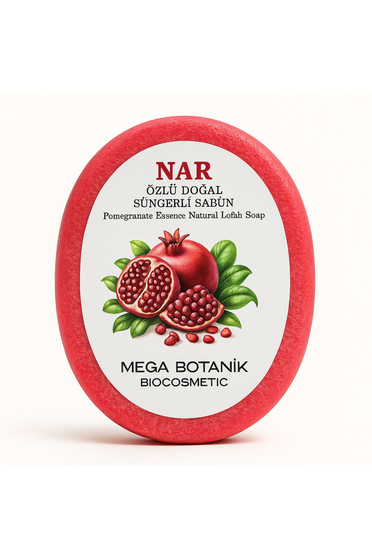 Fahra Natural Nar Özlü Doğal Süngerli Sabun 135g