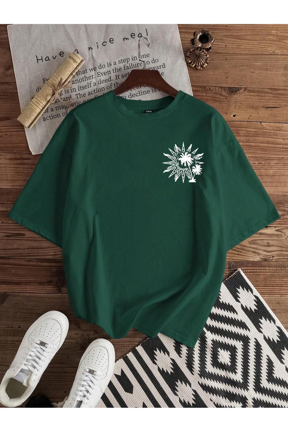 JANSO GROUP - ERKEK PAMUKLU BASKILI LOS ANGELES CALICODNIA TSHIRT OVERSİZE BÜYÜK BEDEN