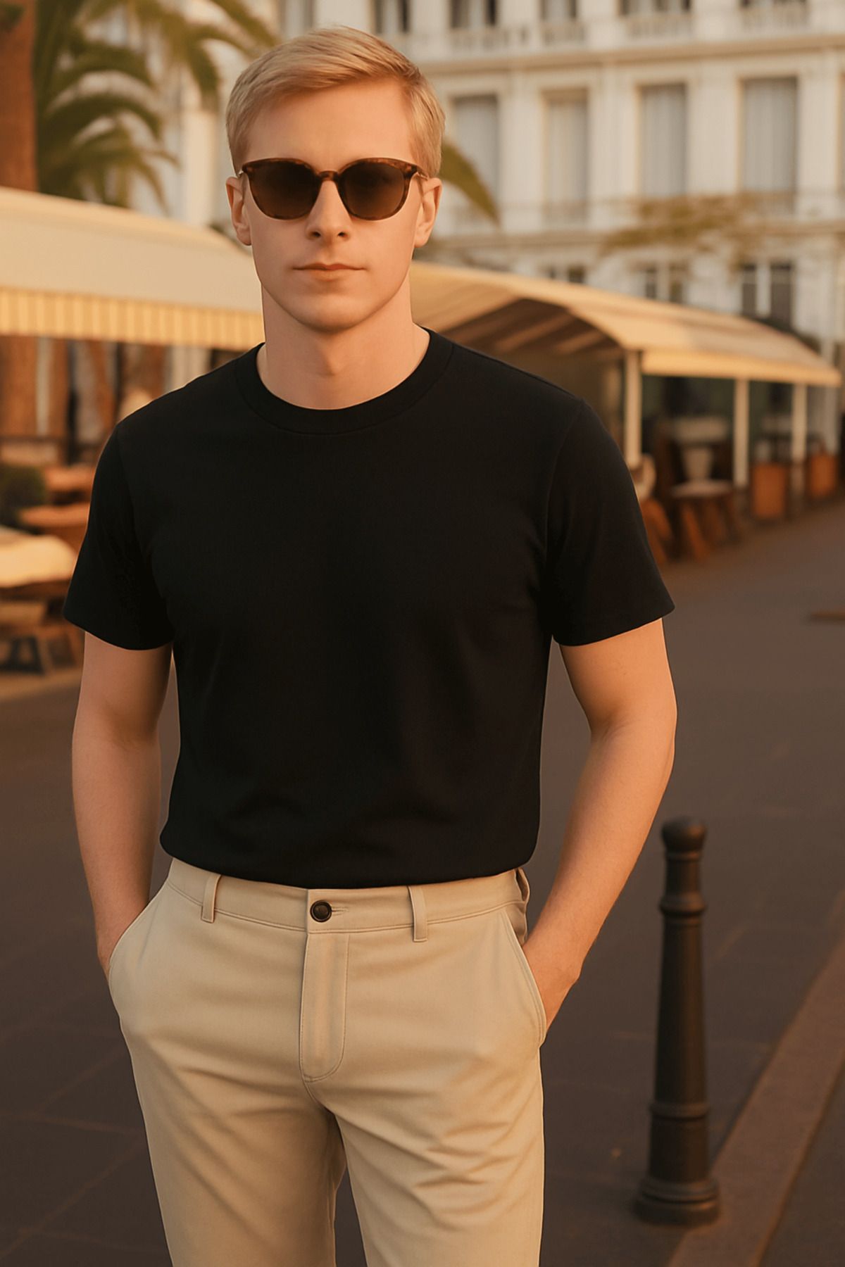 Re-clo HENRY TEE, Organik Pamuklu, Regular T-shirt