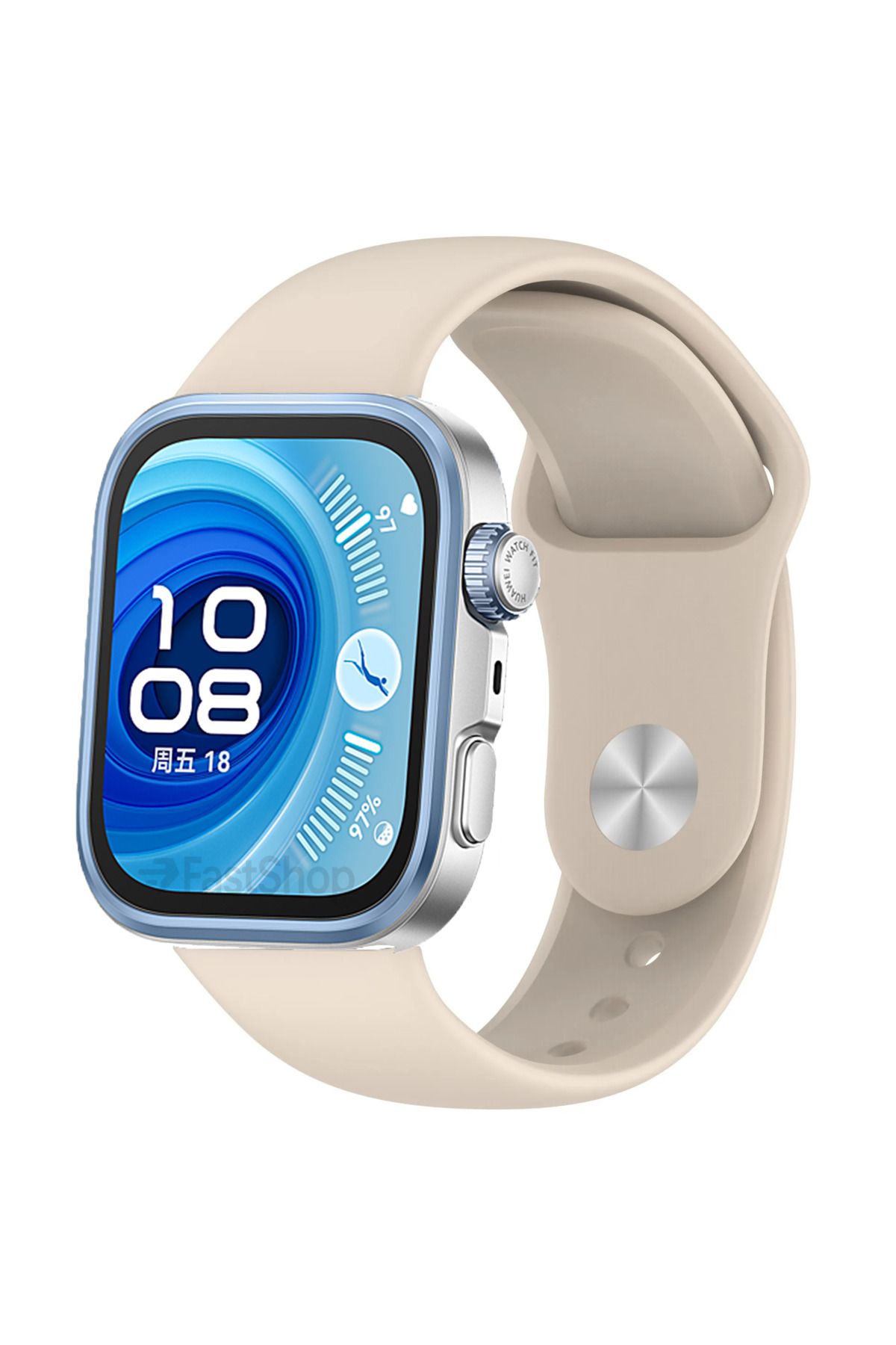 MMPSHOP Huawei Watch Fit 4 / Fit 4 Pro Uyumlu Lquid Silikon Akıllı Saat Kordonu