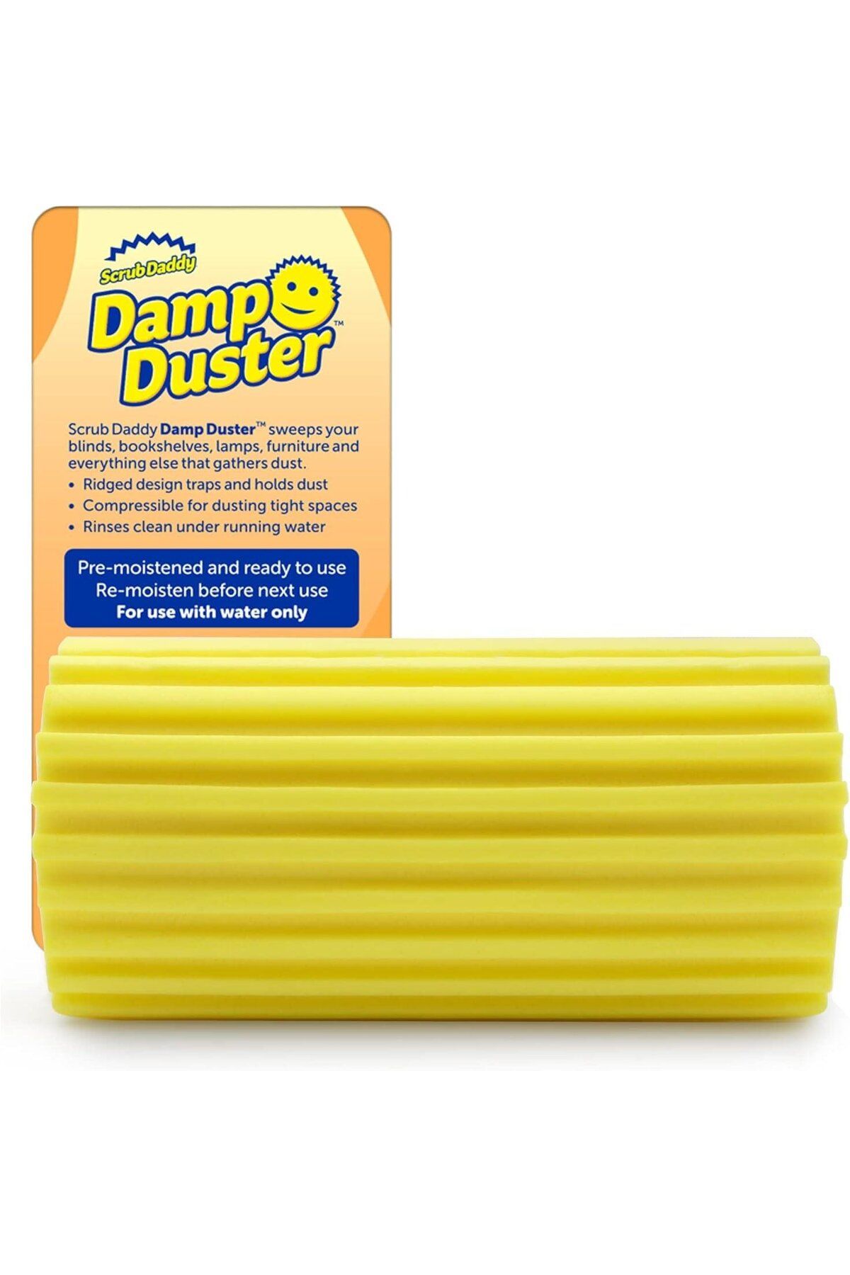 Scrub Daddy Damp Duster Sarı Toz Alma Süngeri