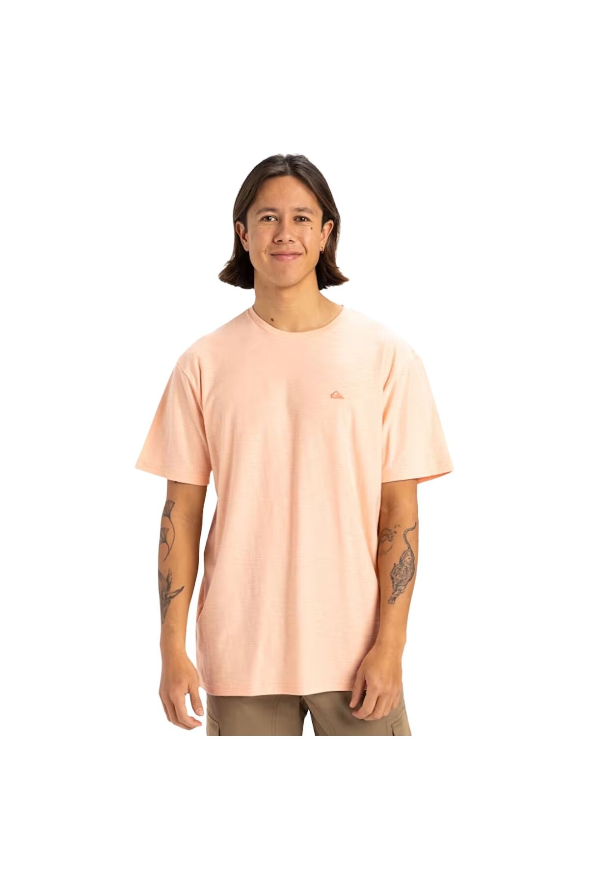 کوییک سیلور تی شرت مردانه یقه گرد اسلب مدل EQYKT04377