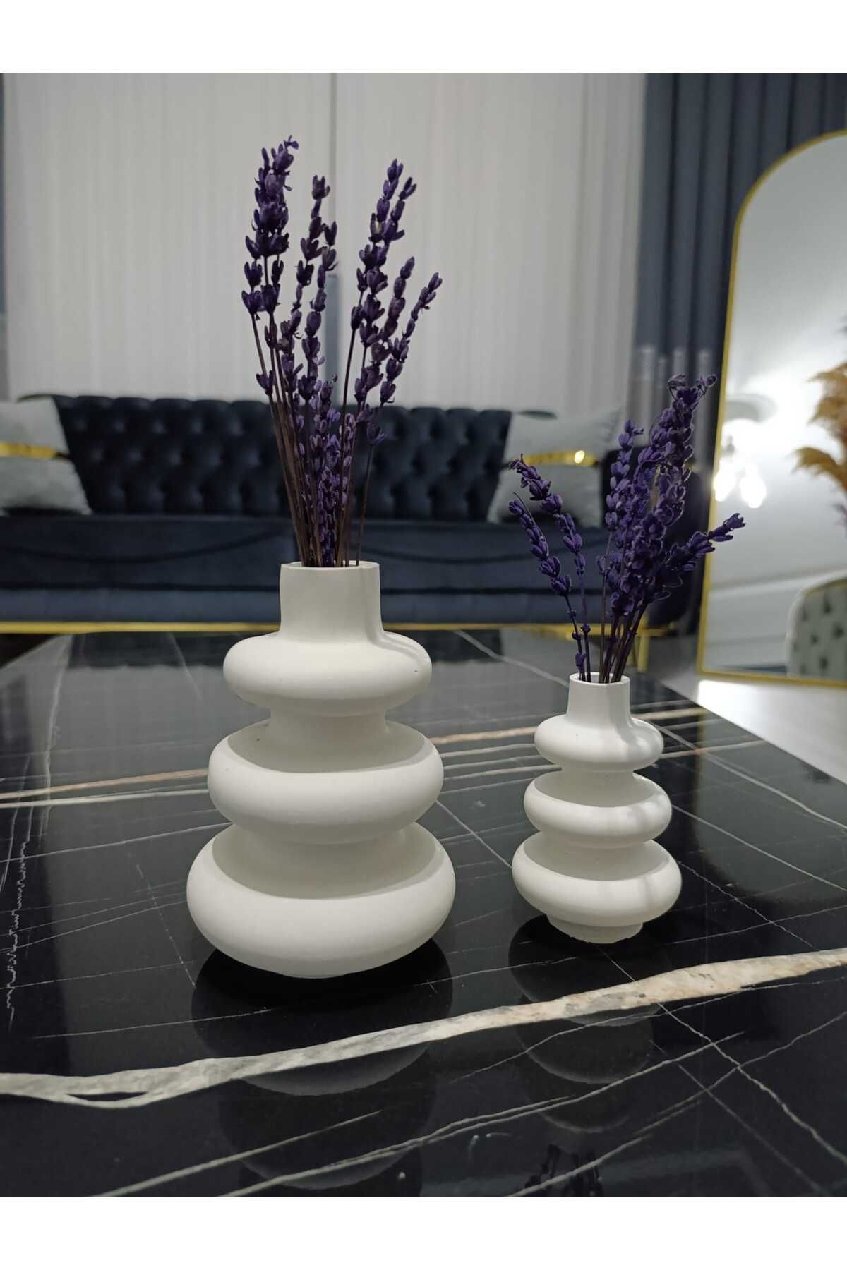 Store MODERN DALGA VAZO SETİ+10 ADET LAVANTA HEDİYE