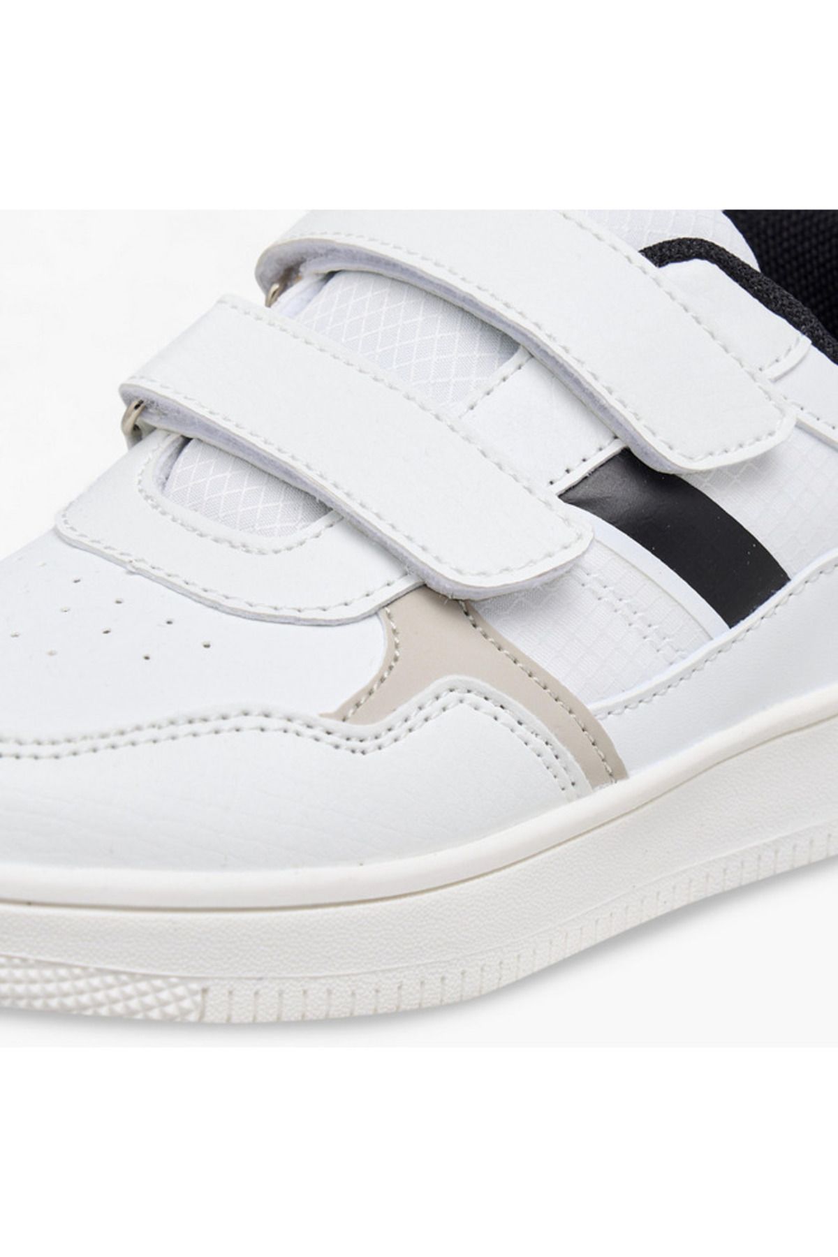 LBL by Shoexpress-LBL by Shoexpress Panelled Sneakers with Hook and Loop Closure 4