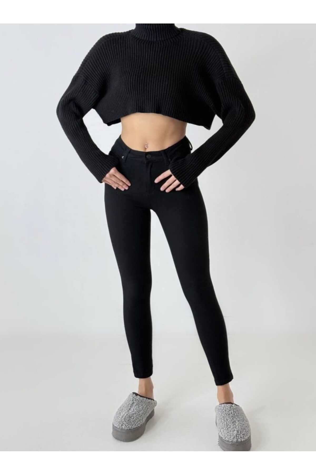 Eda Başak Atelier Likralı Skinny Yüksel Bel Jeans