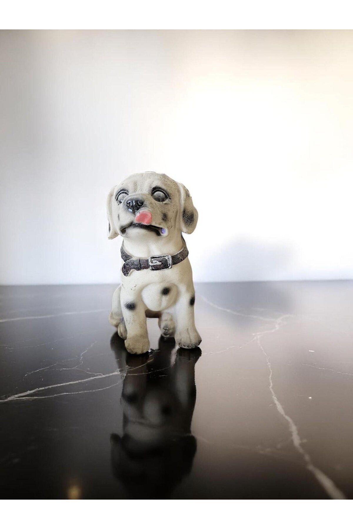 Hanlar Home Köpek Biblosu | Dekoratif Polyester Hayvan Figürü (13x7x6)