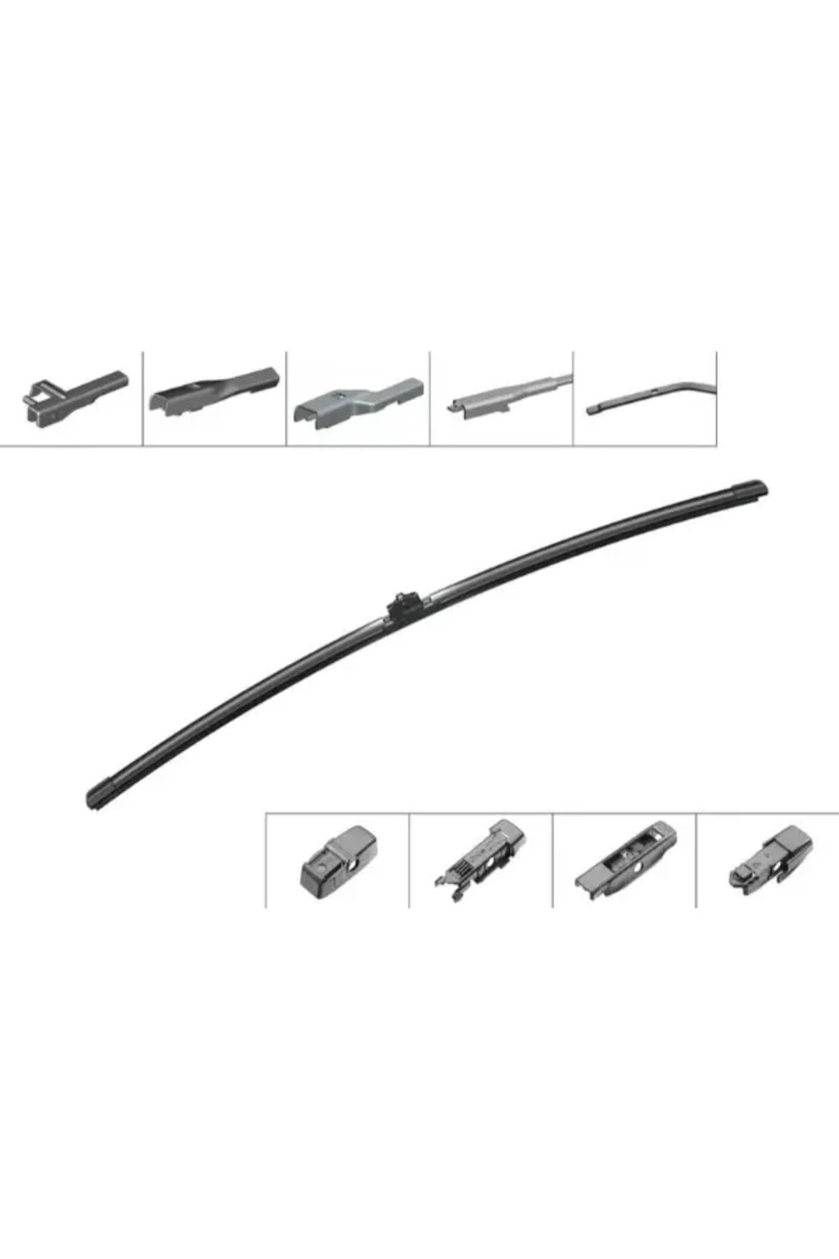 Bosch SILECEK SUPURGESI MUZ TIPI SAG / SOL AP650U AEROTWIN PLUS 650mm (4 ADAPTOR ILE 10 ARACA UYUMLU)