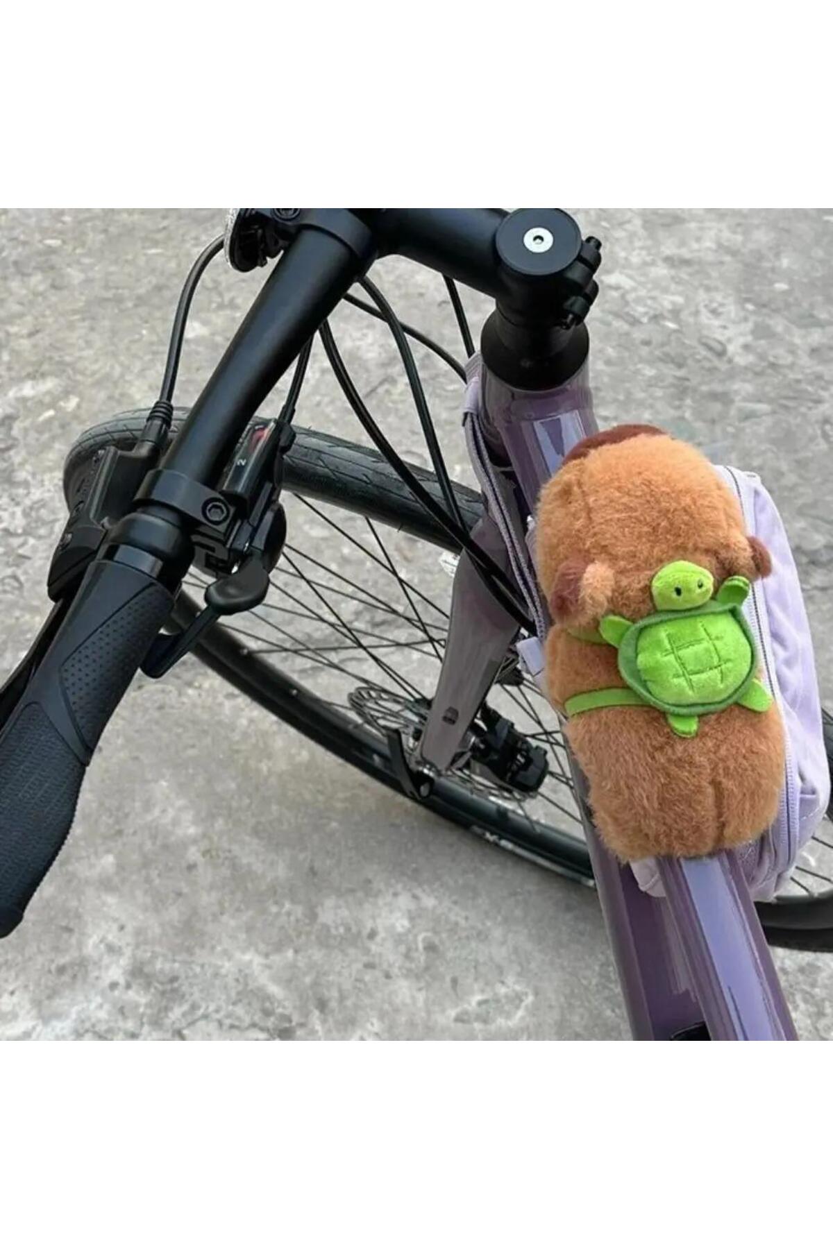 Schulzz Sevimli Oturan Kapibara Capybara Bileklik Dekoratif Araba Aksesuarı Peluş Oyuncak 17 CM fotoğrafı 5 (önizleme)