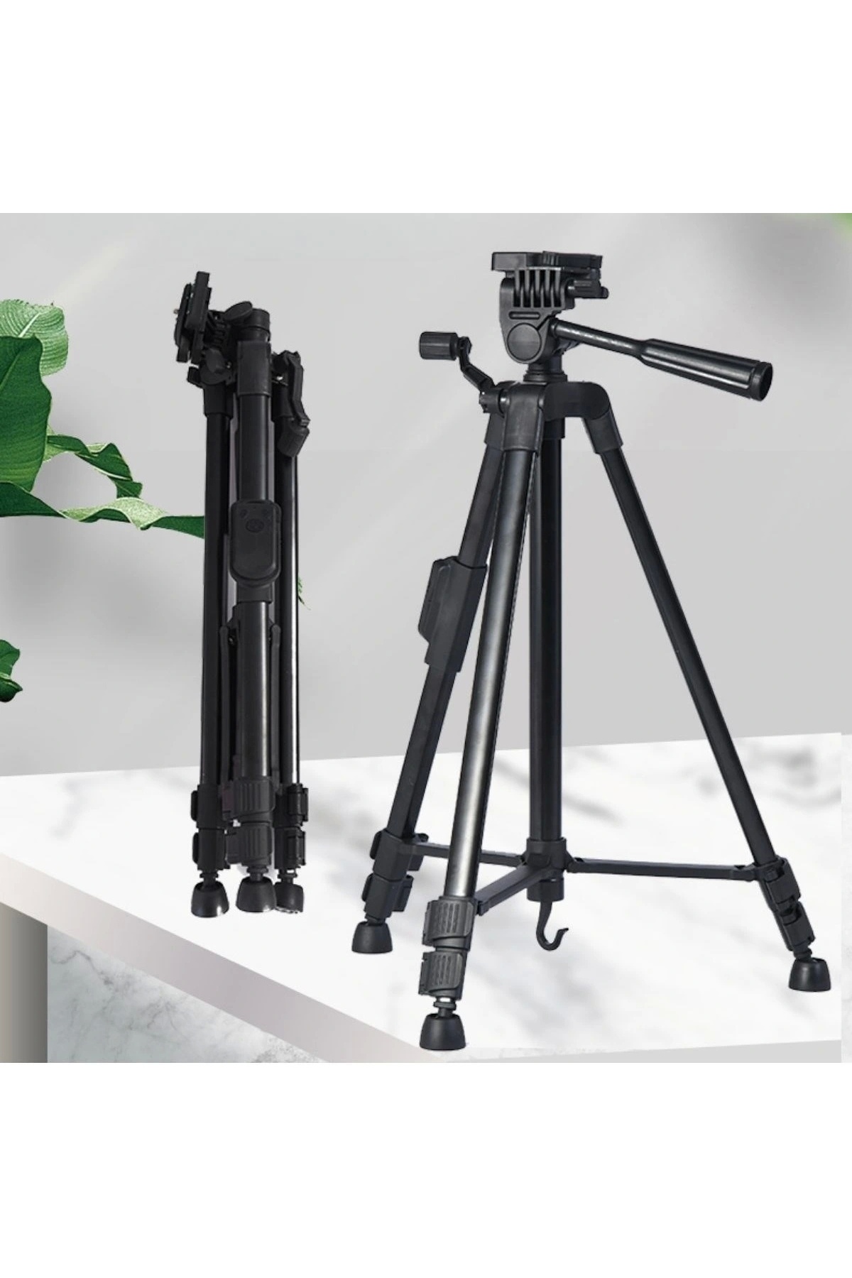 shopwave Telefon ve Fotoğraf Makinası Takılabilen Bluetooth Kumandalı 146 cm Tripod (5047)