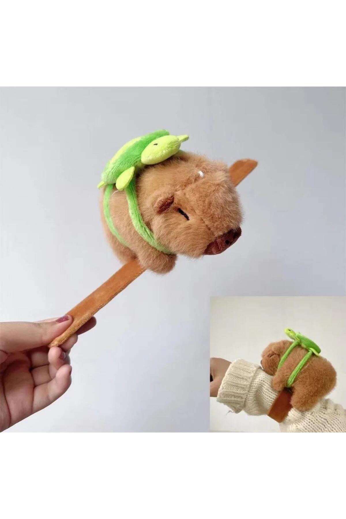 Schulzz Sevimli Oturan Kapibara Capybara Bileklik Dekoratif Araba Aksesuarı Peluş Oyuncak 17 CM fotoğrafı 4 (önizleme)