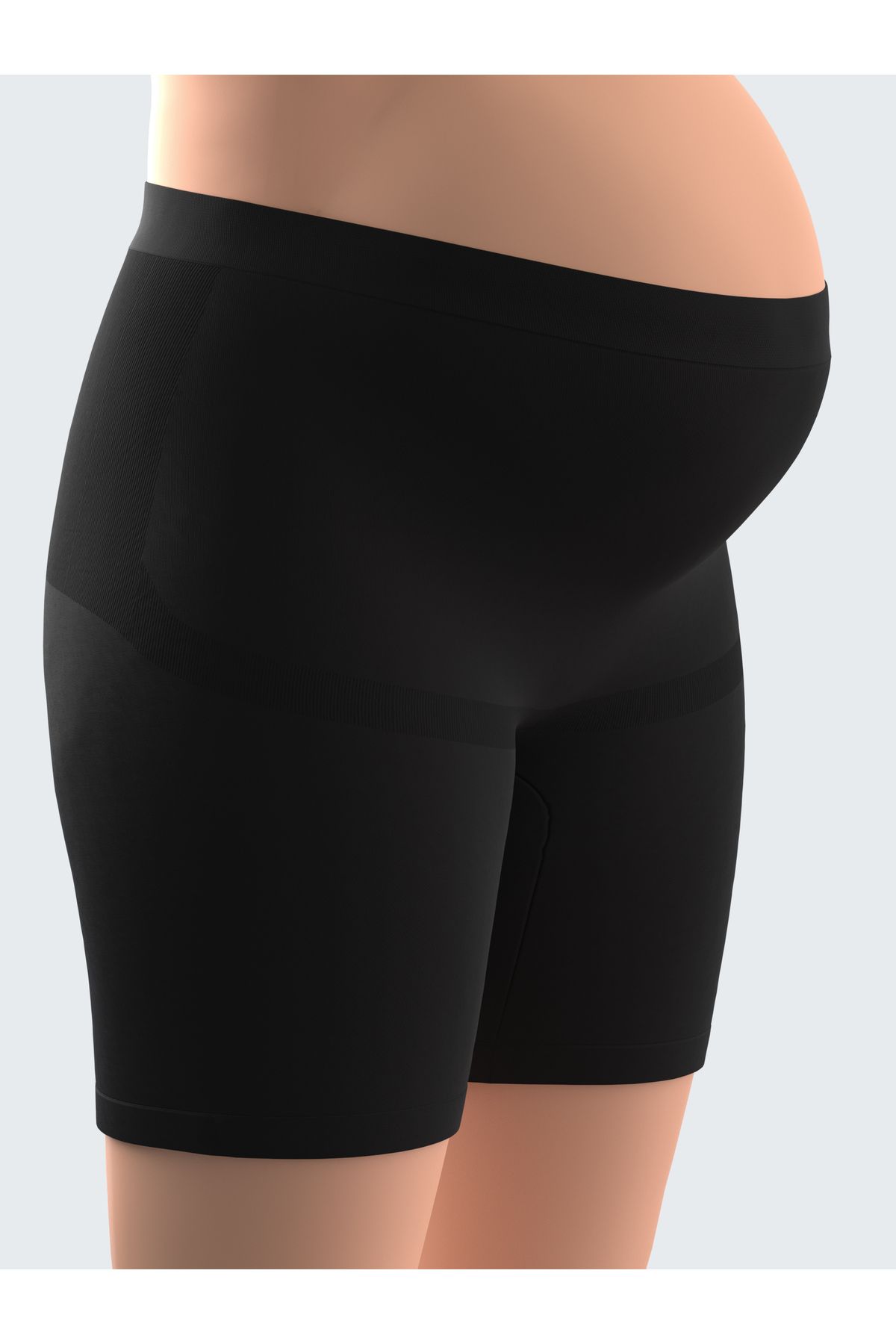 LC Waikiki-Plain Maternity Leggings with Elastic Waist 3