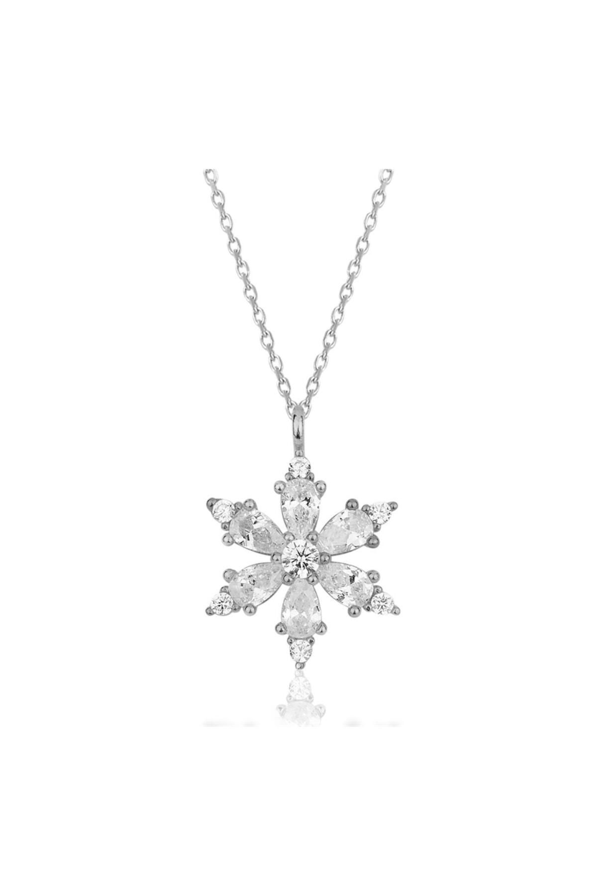 HABB SİLVER 925 AYAR GÜMÜŞ LOTUS ÇİÇEĞİ KOLYE