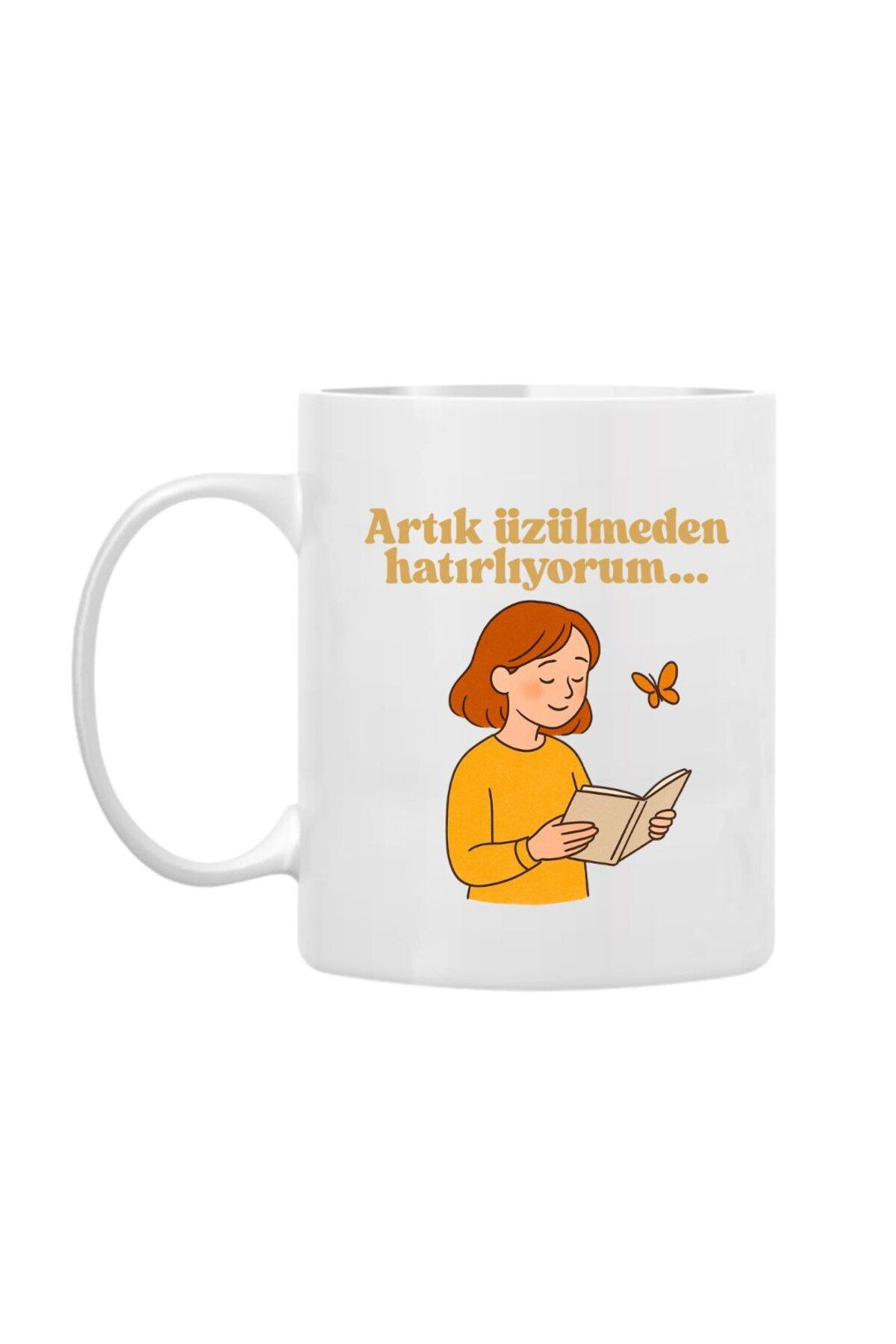 Özel Tasarım Söylenmemiş Sözler Temalı Porselen Kupa