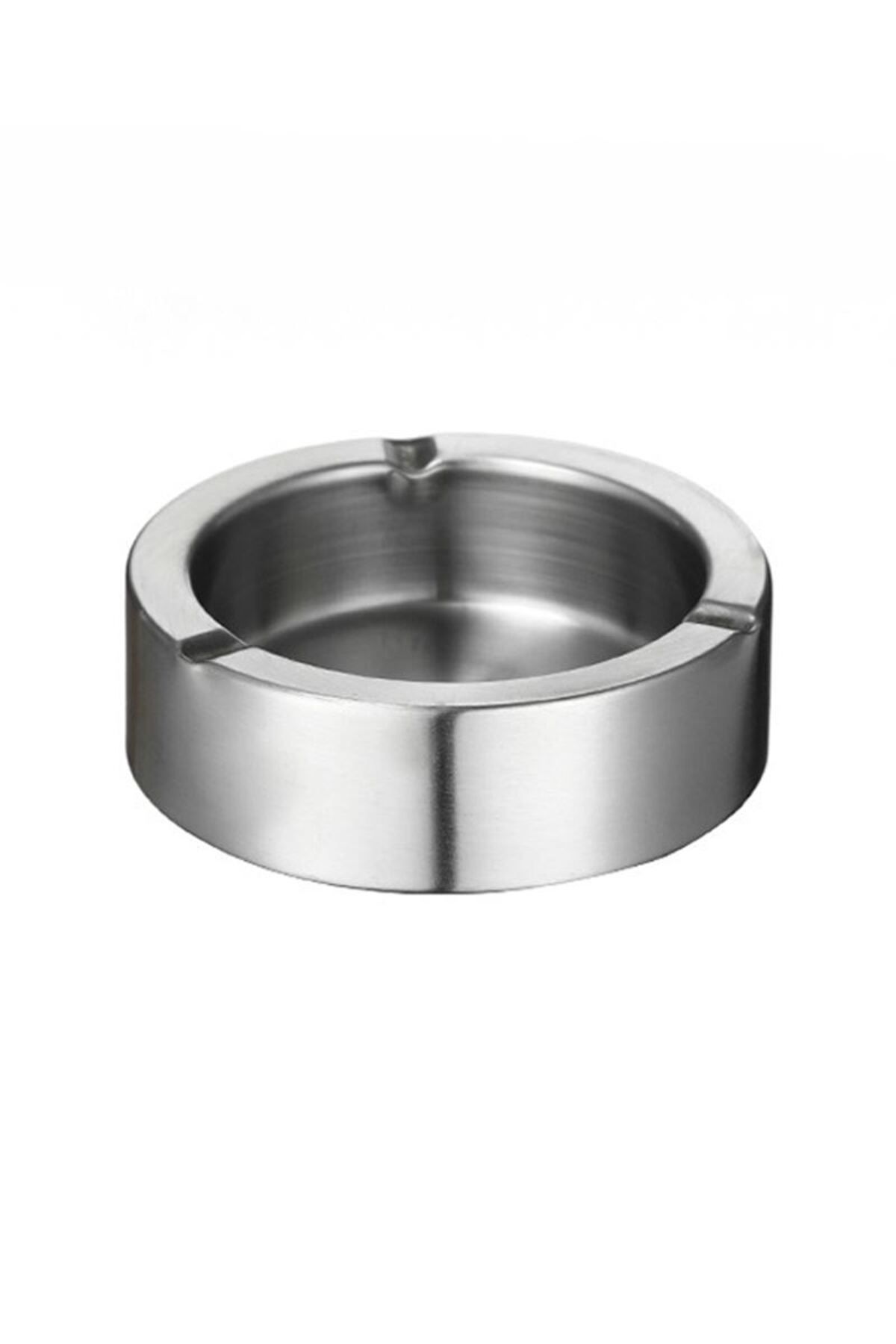 Falconetti Çelik 11 cm Kafe Restaurant Lokanta Yuvarlak Kül Tablası Küllük mt168by