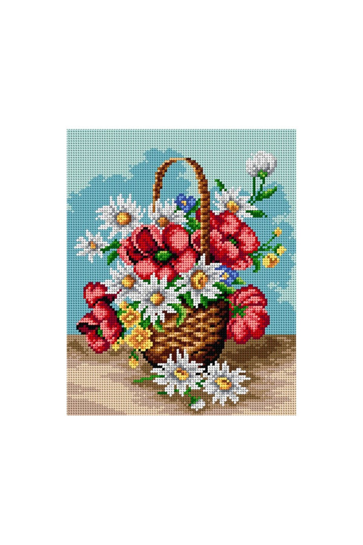 Orchidea Baskılı Goblen Çiçek 2354 24*34 cm