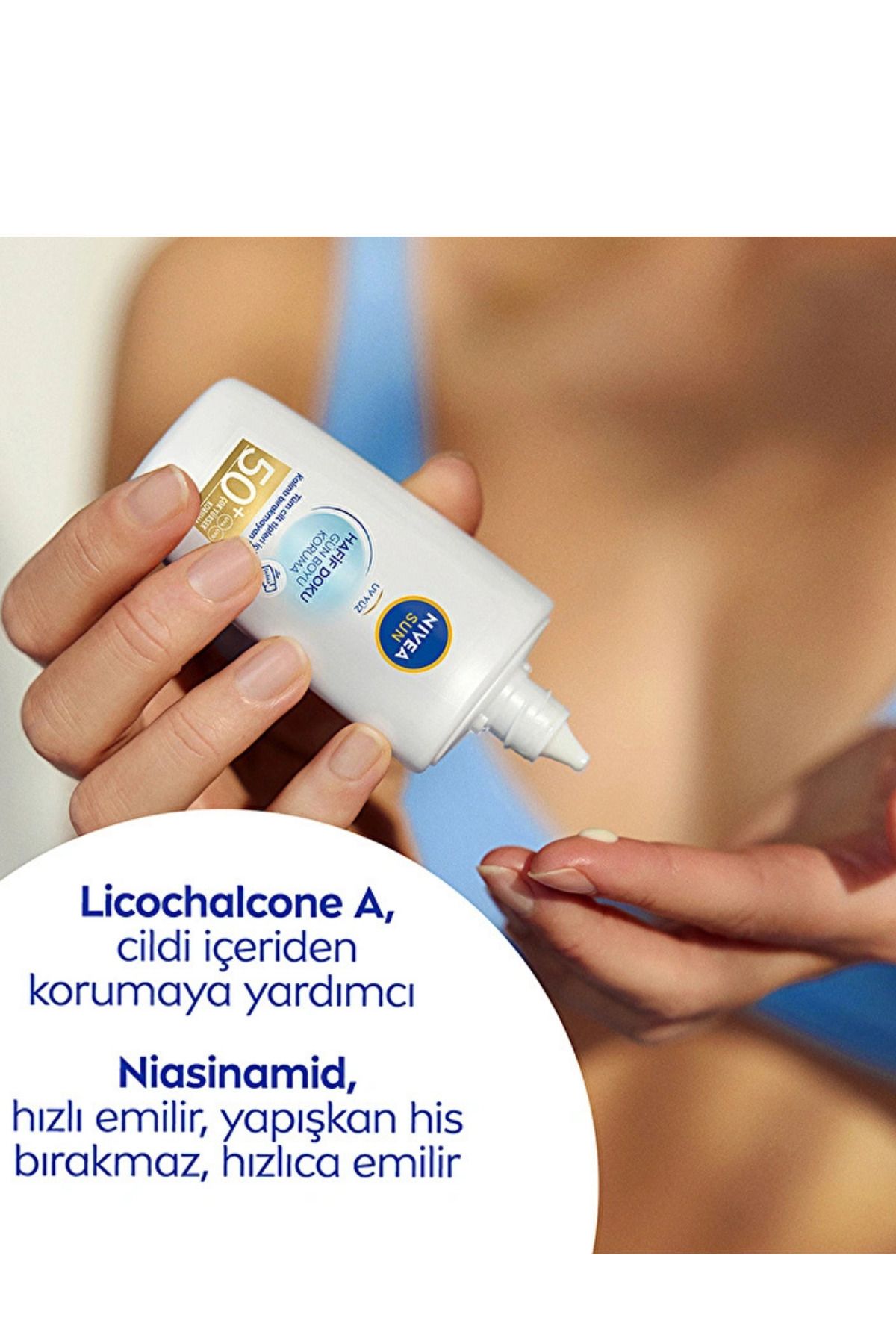 Nivea Sun-Light Textured Sunscreen Face Cream 50Spf 40 ml 4