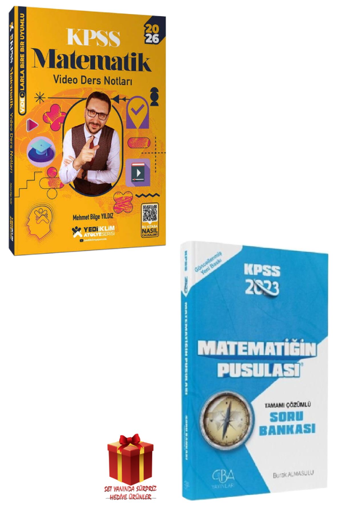 Yediiklim Yayınları 2026 Yediiklim KPSS Matematik Video Ders Notları+Matematik Soru Bankası+Hediye
