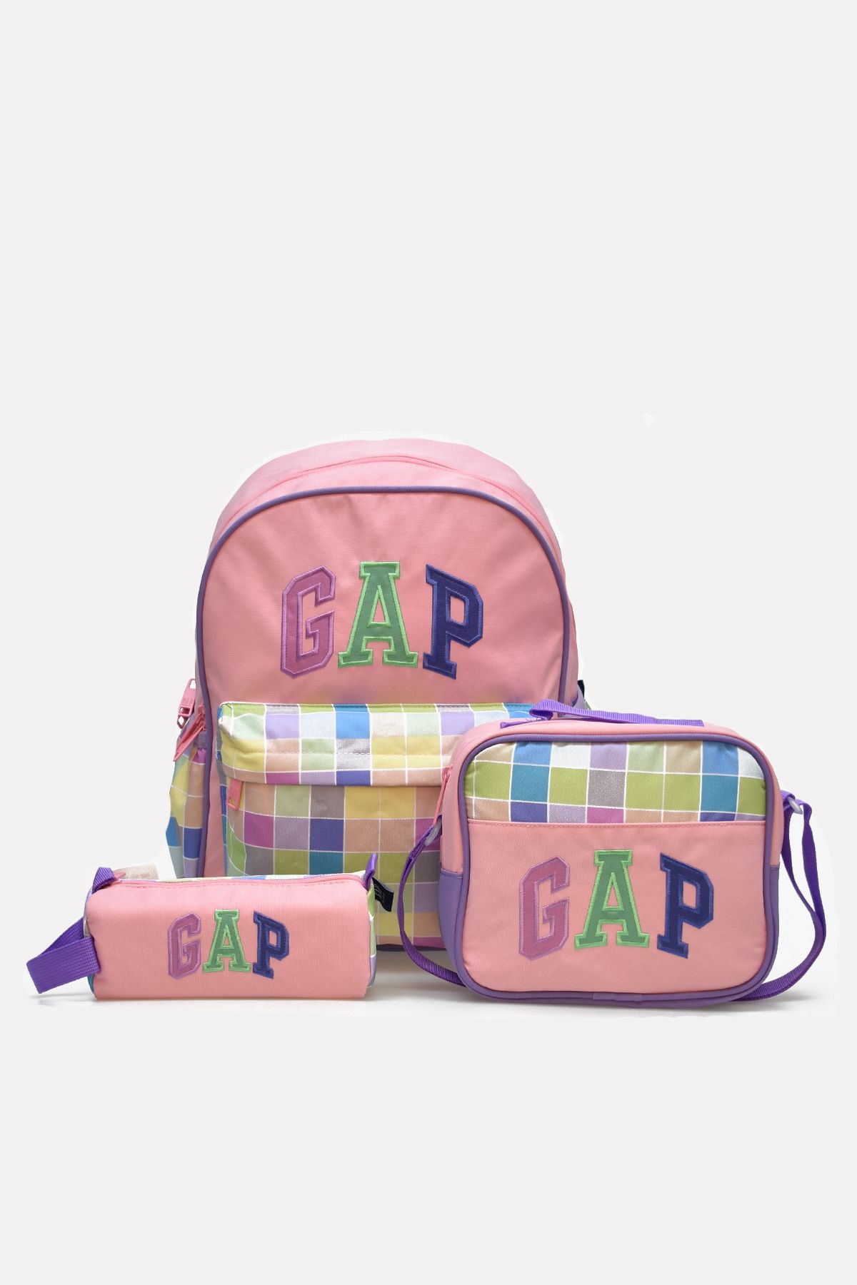GAP Kız Çocuk 3'lü Okul Seti İlkokul Çantası & Beslenme & Kalemlik 12800