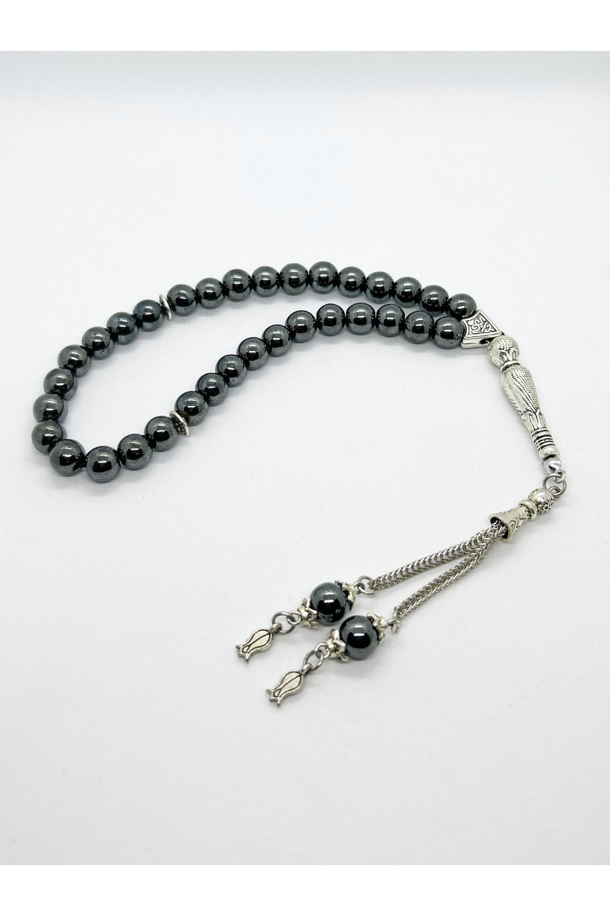 Doğaltaş Hediyelik Hematit Taşı Tesbih - 8 mm