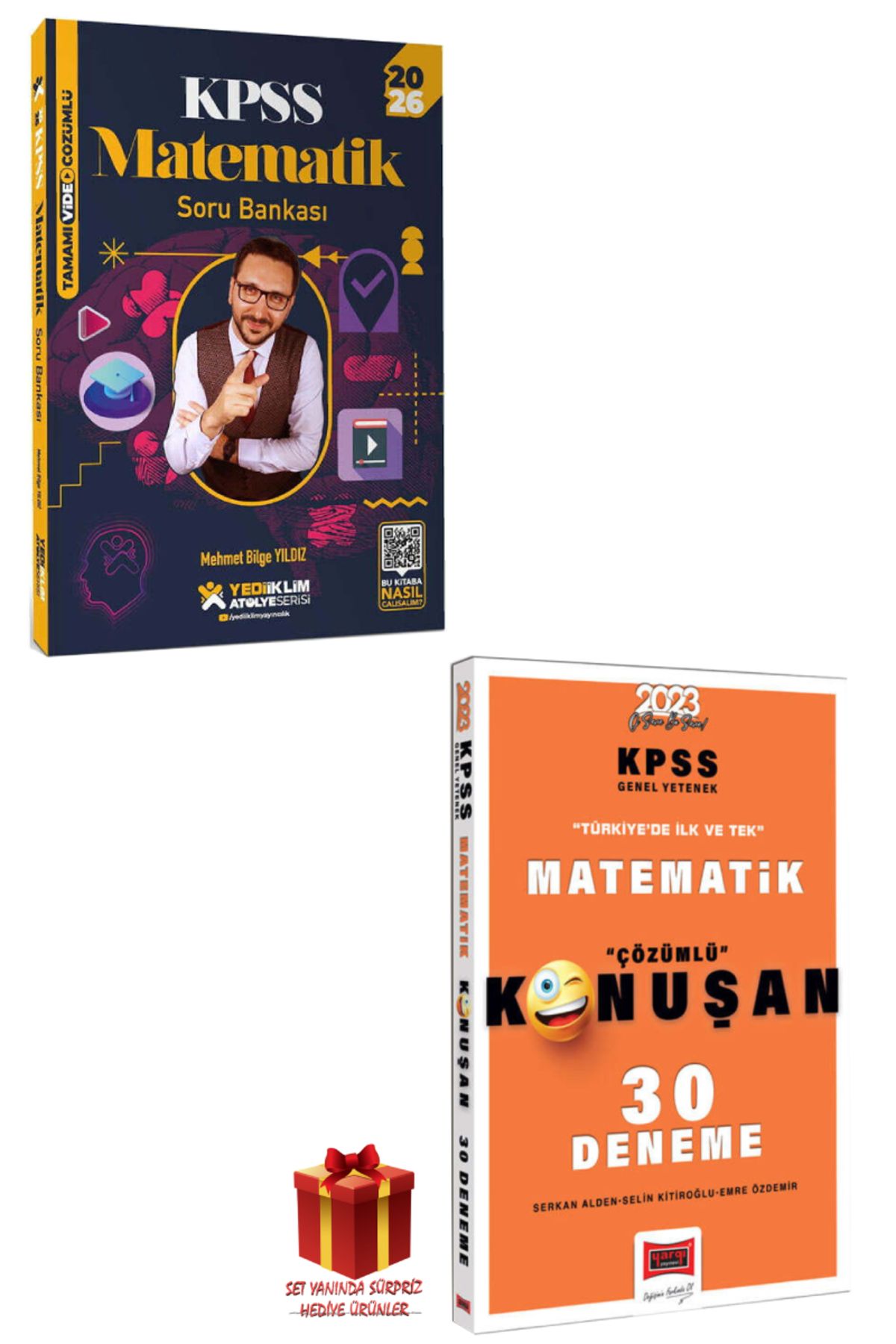 Yediiklim Yayınları 2026 Yediiklim KPSS Matematik Soru Bankası+Matematik Deneme+Hediye