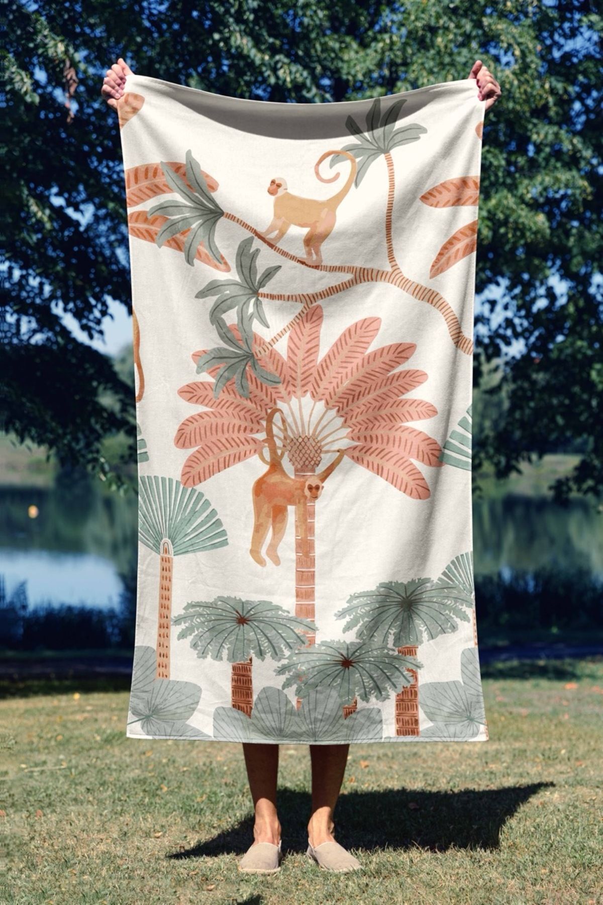 Pilloveland Deniz Ve Plaj Havlusu - 70 X 140 Cm - Monkey