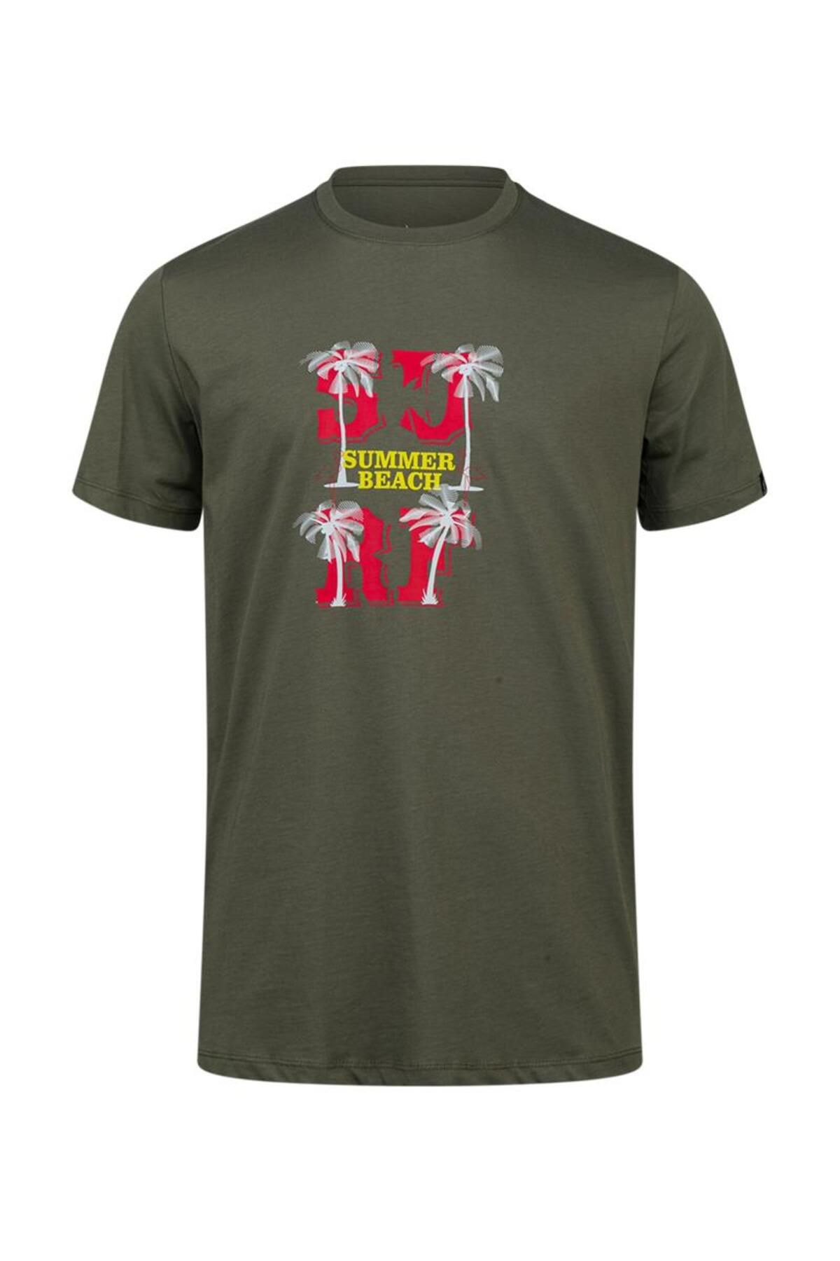 2AS Alex Baskılı Erkek Sıfır Yaka T-Shirt 047