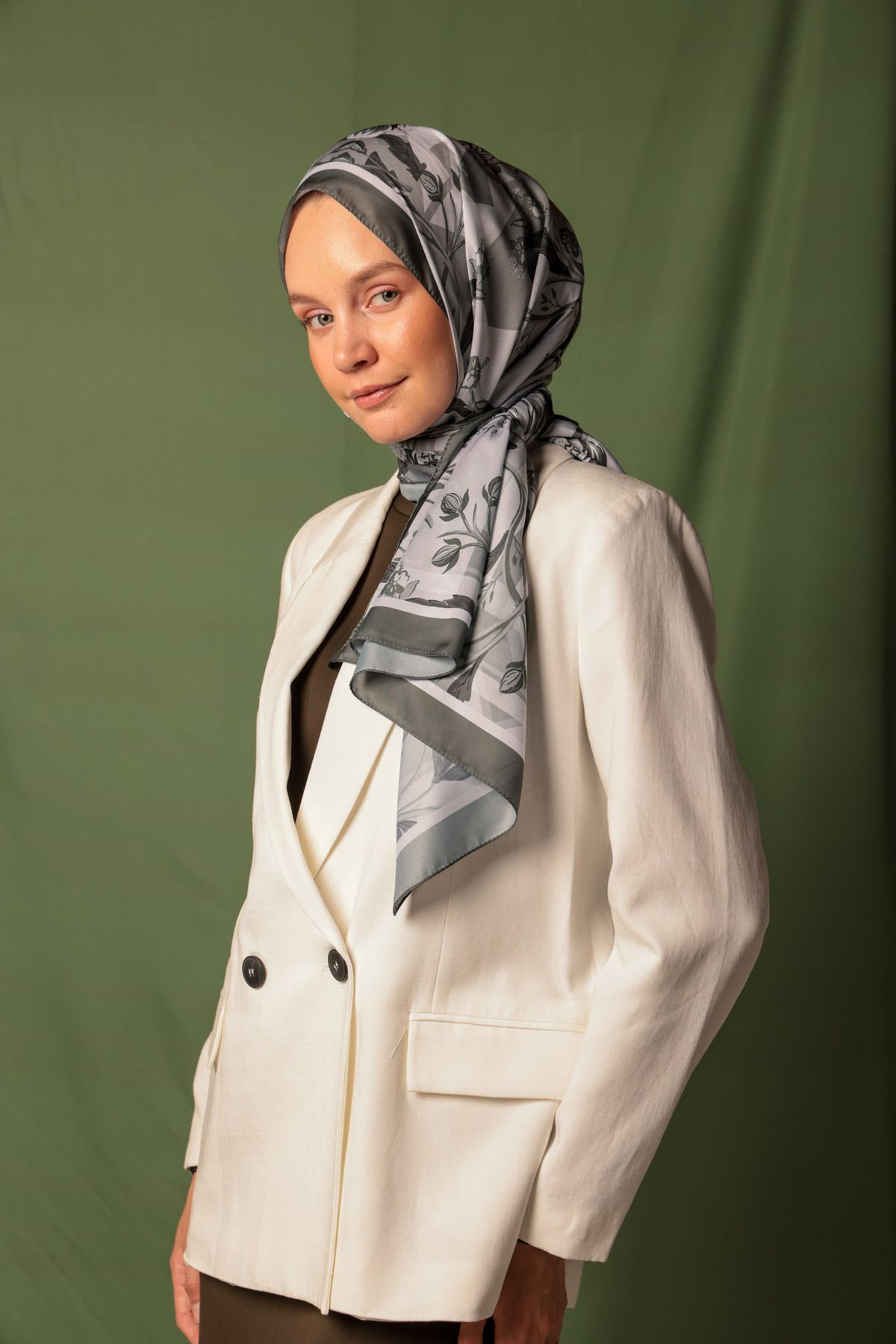 zanel scarf Floral Desenli Şal