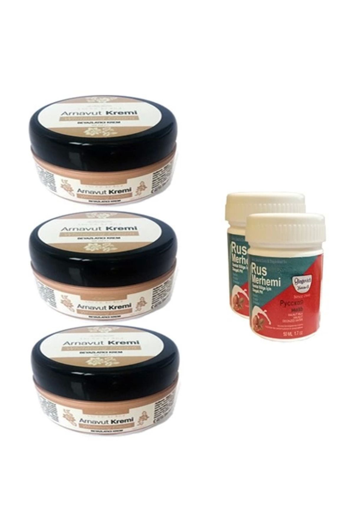 S'82 Three Brand Arnavut Kremi 3 Adet + Rus Merhemi 50 ml 2 Adet
