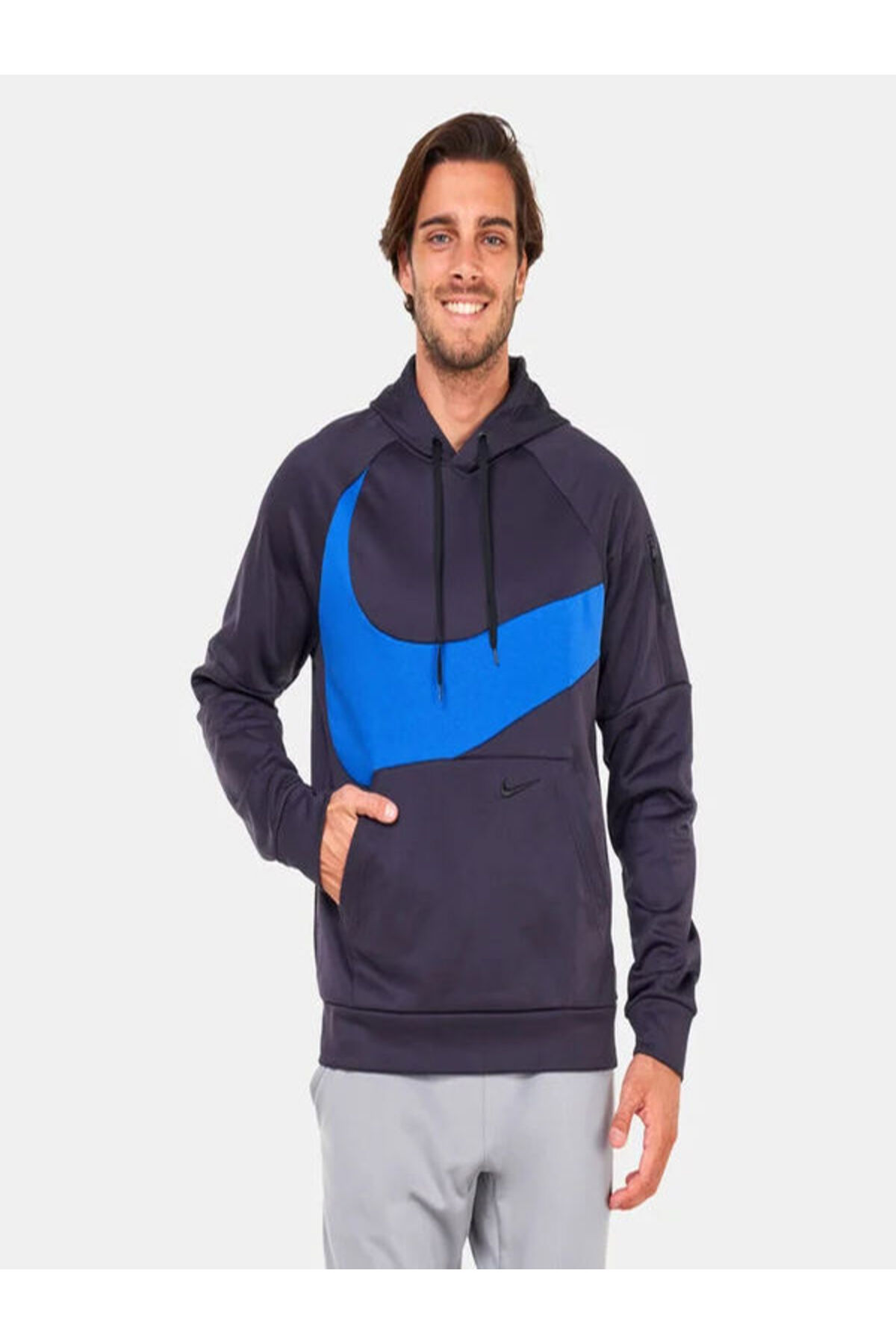 سویشرت مردانه راحتی DQ5401-540 M Nk Tf Hd Po Swoosh نایکی سویشرت اسپرت Nike