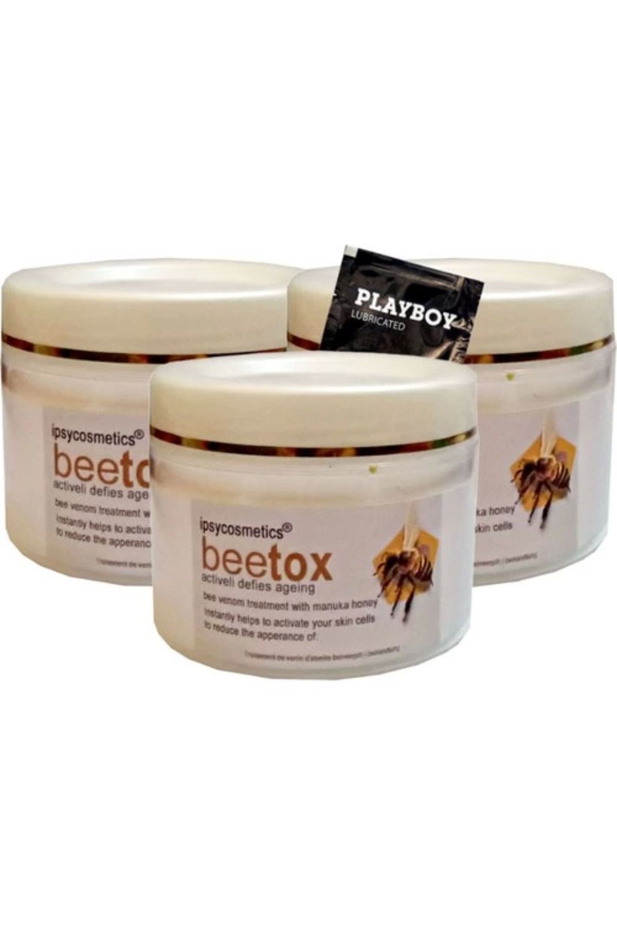hayalimsah İpsycosmetics Beetox Arı Özü Kremi 100 ml x 3 adet + Jel