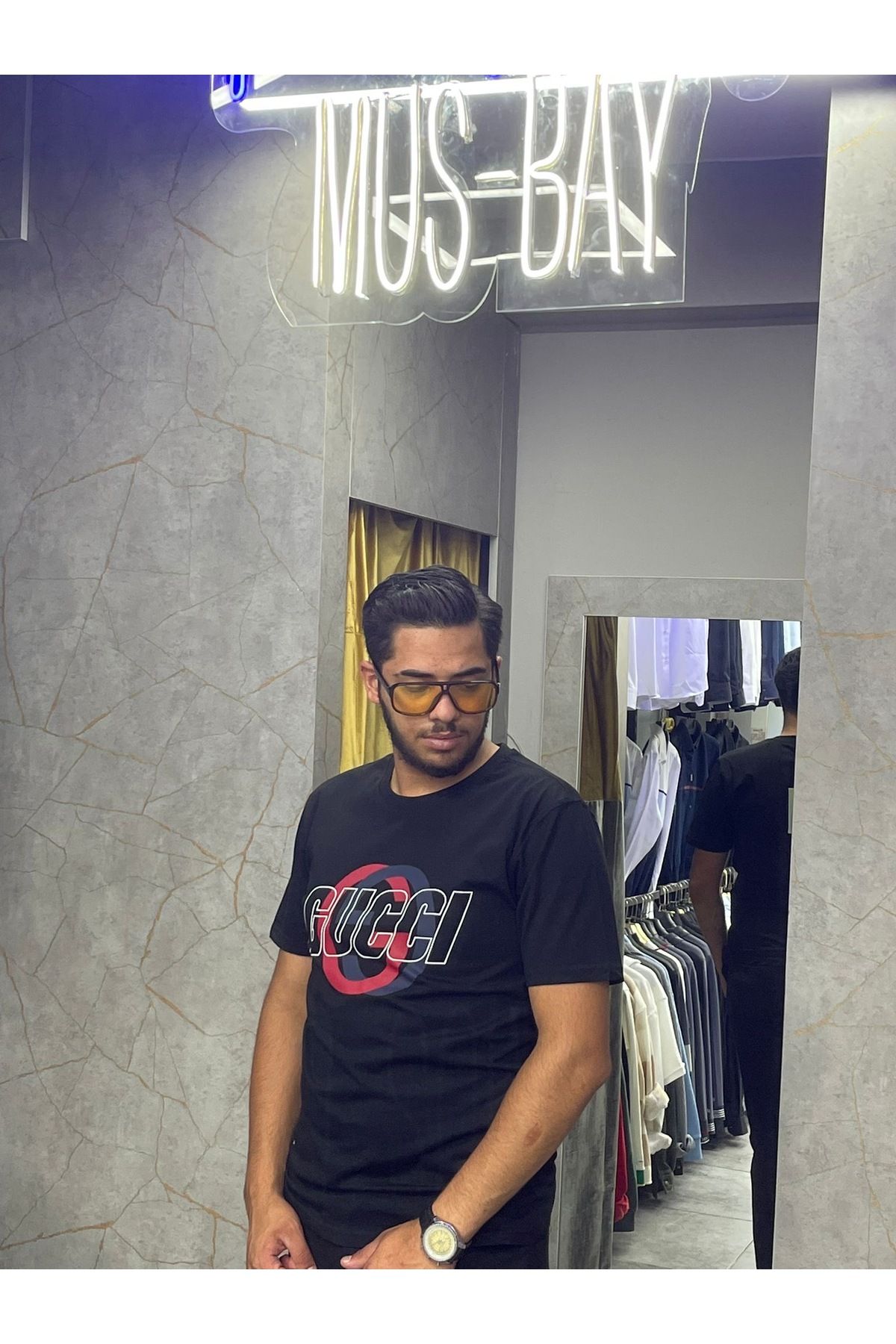MUSBAY A+++ Kalite Vip Pamuk T-Shirt
