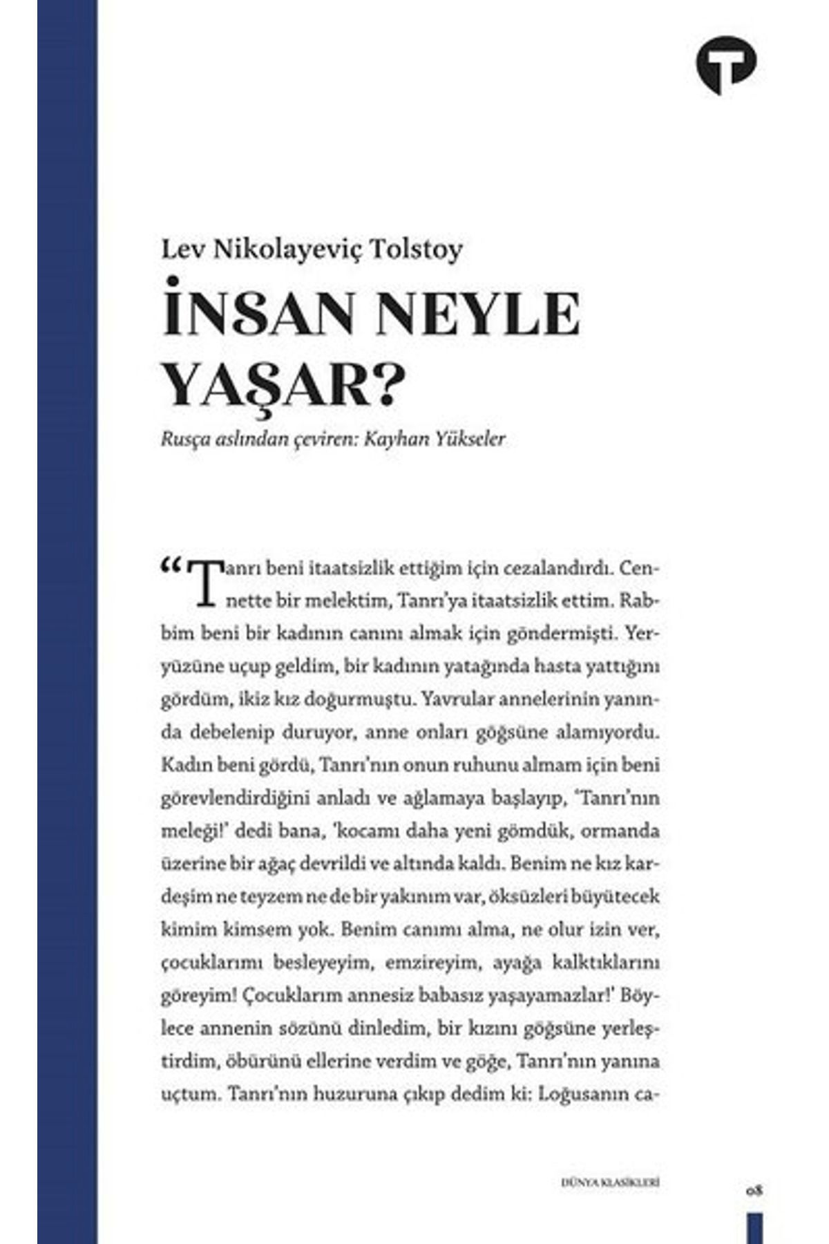 Turkuvaz Kitap İnsan Ne İle Yaşar?