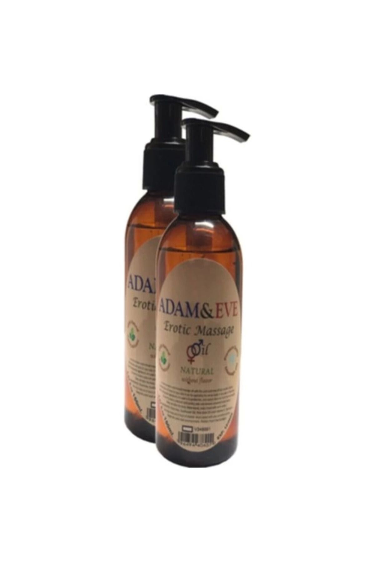 MT29 GİYİM Adam & EAdam&eErkeklere Kadınlara Özel Sade Vücut Masaj Yağı Pure Edible Massage Oil 125 ml 2 Adet