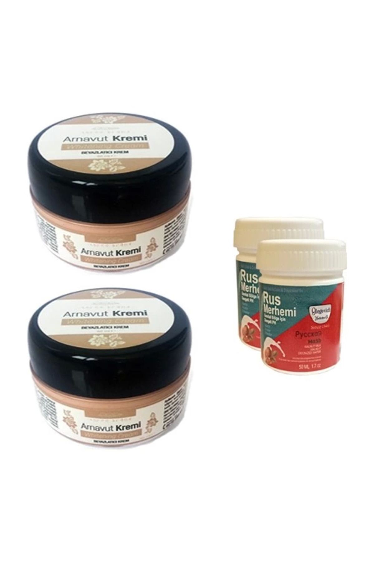 hayalimsah Three Brand Arnavut Kremi 2 Adet + Rus Merhemi 50 ml 2 Adet